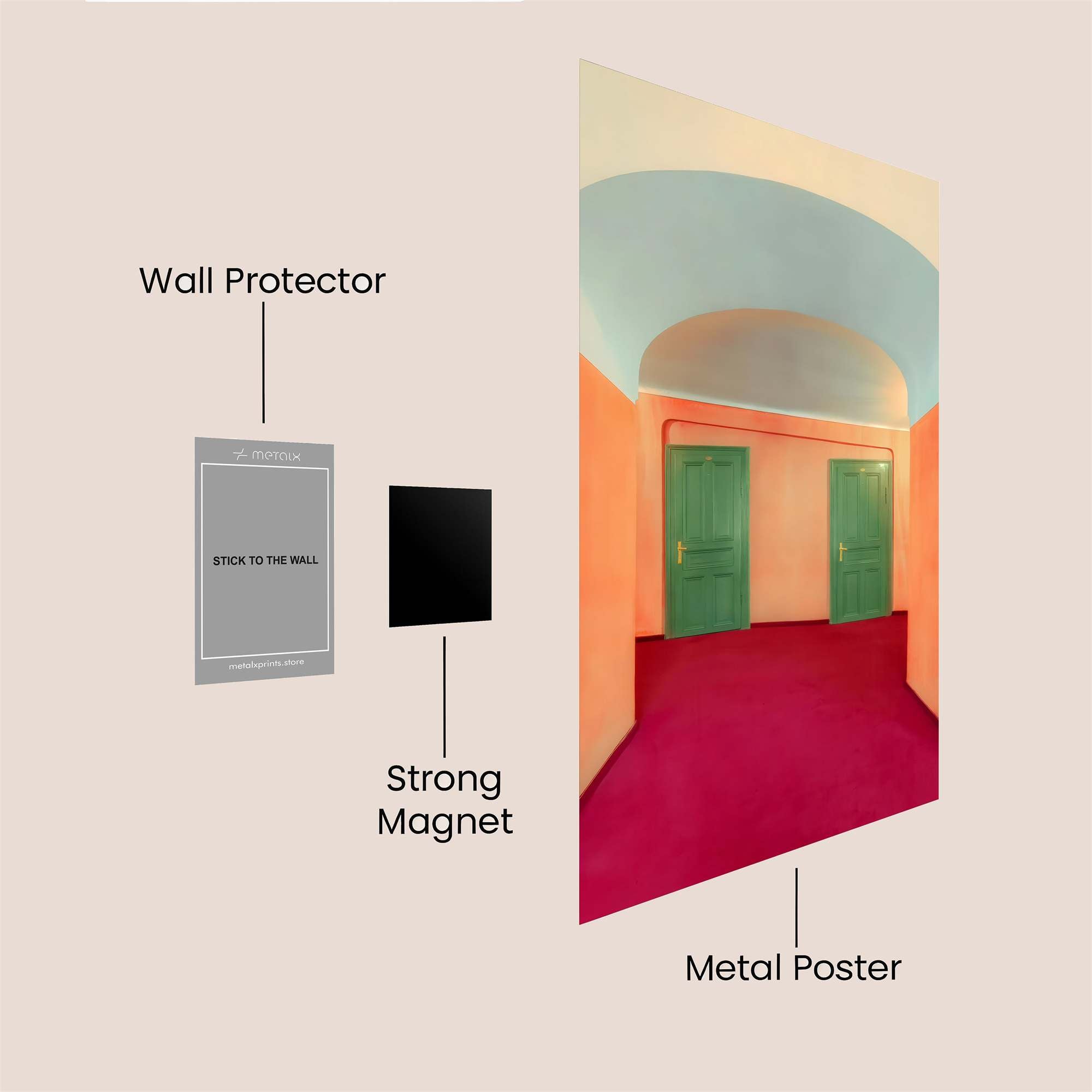 Doors Enigma Safe Wall Magnetic / M