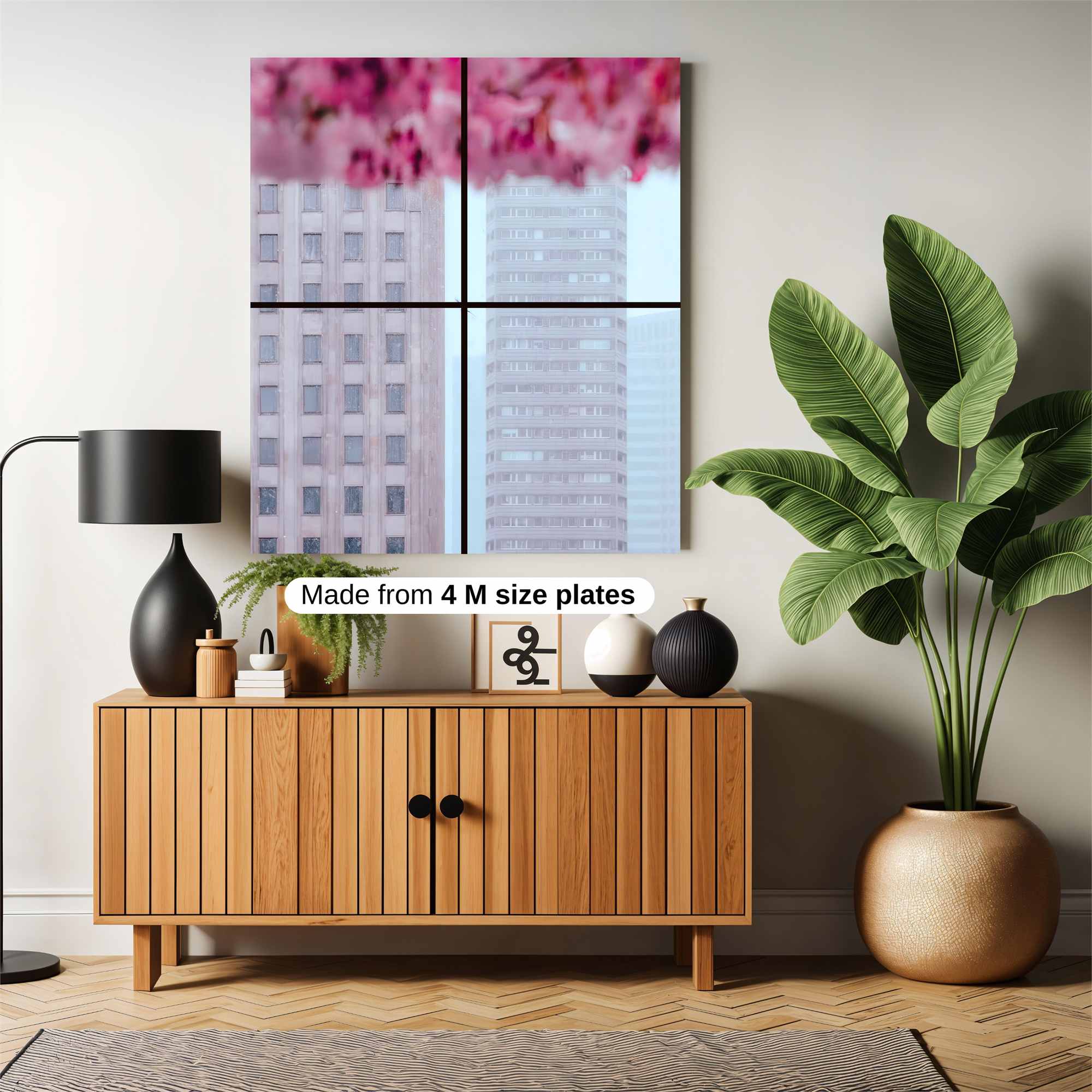 Skyscraper Serenity Safe Wall Magnetic / M