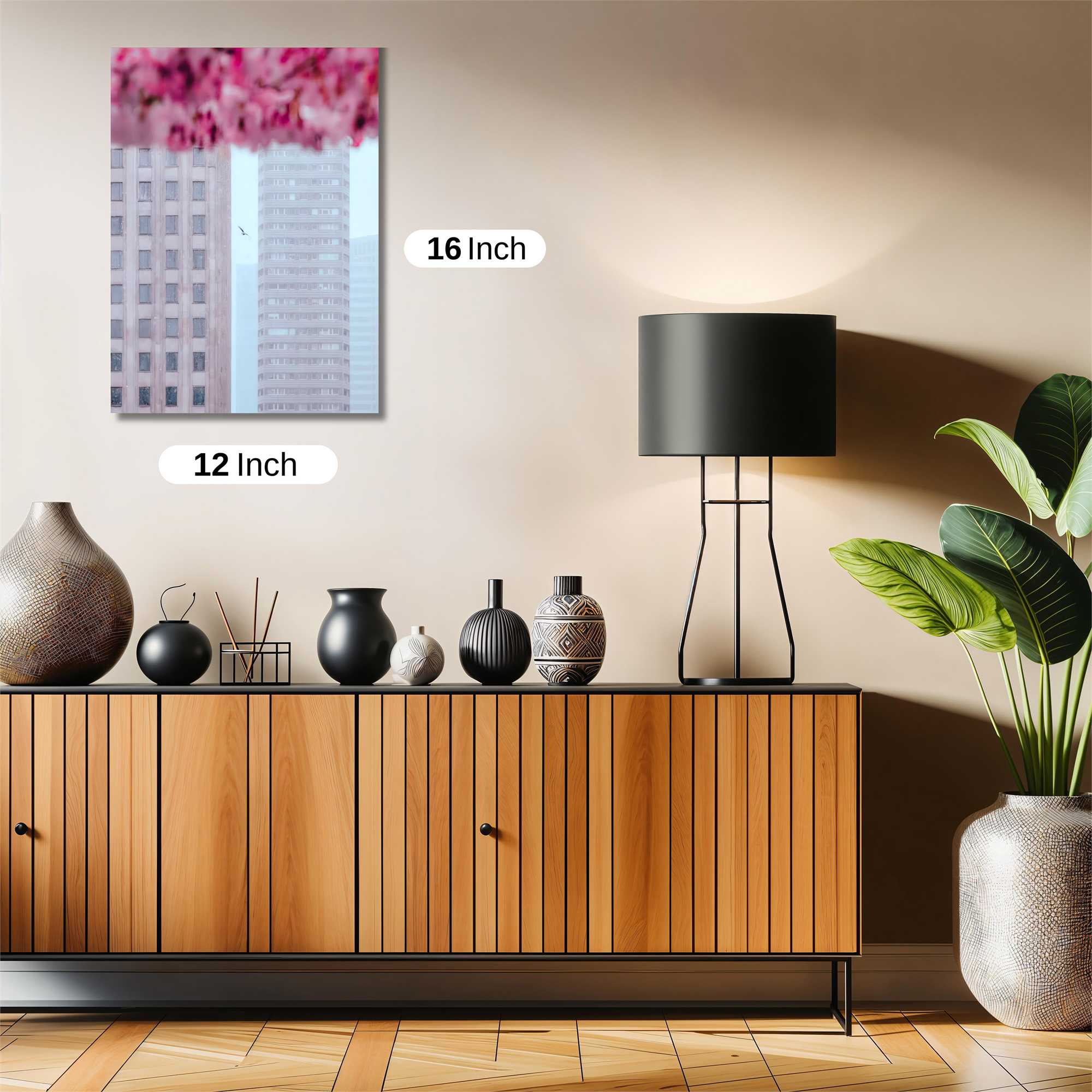 Skyscraper Serenity Safe Wall Magnetic / M