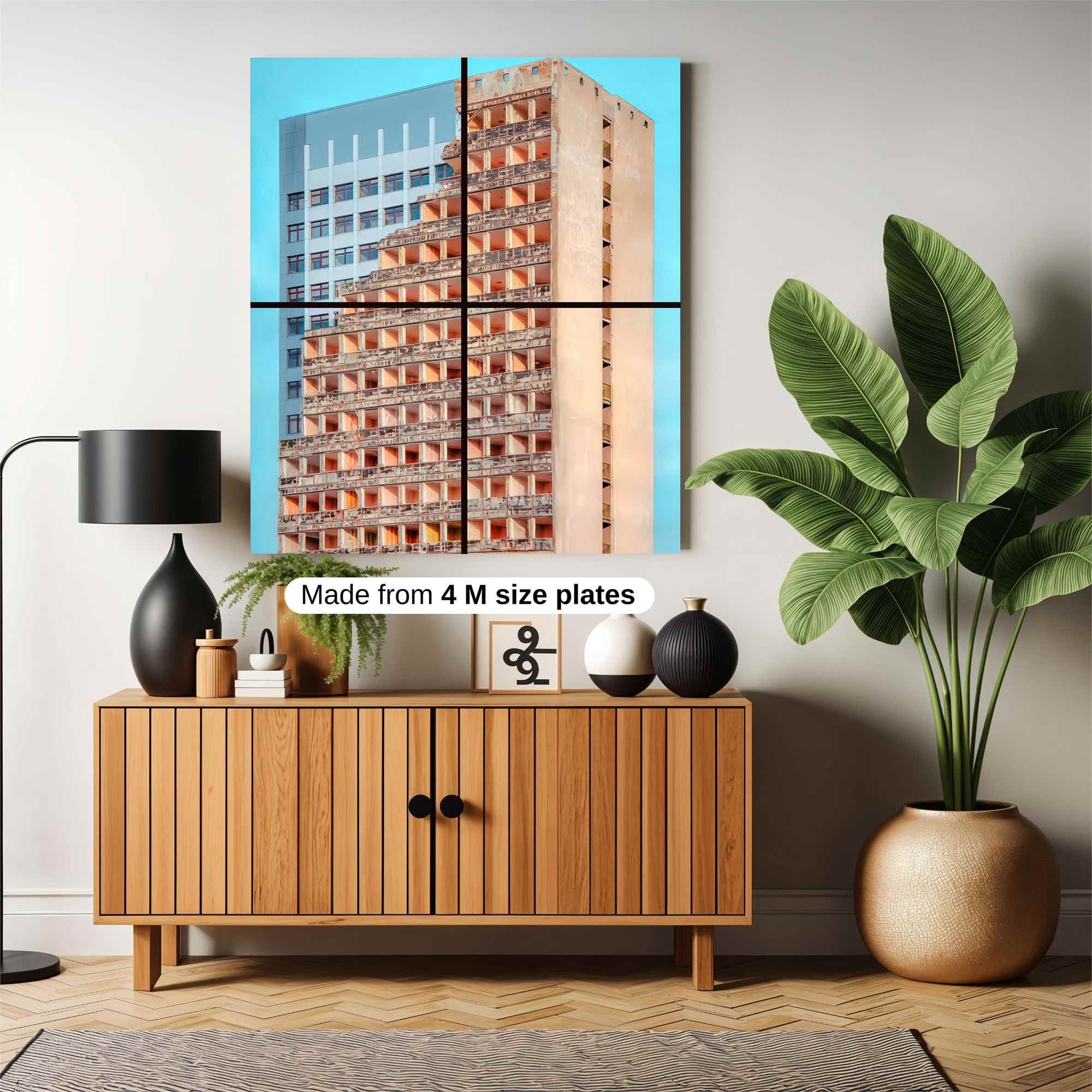 Brutalist Whimsy Safe Wall Magnetic / M