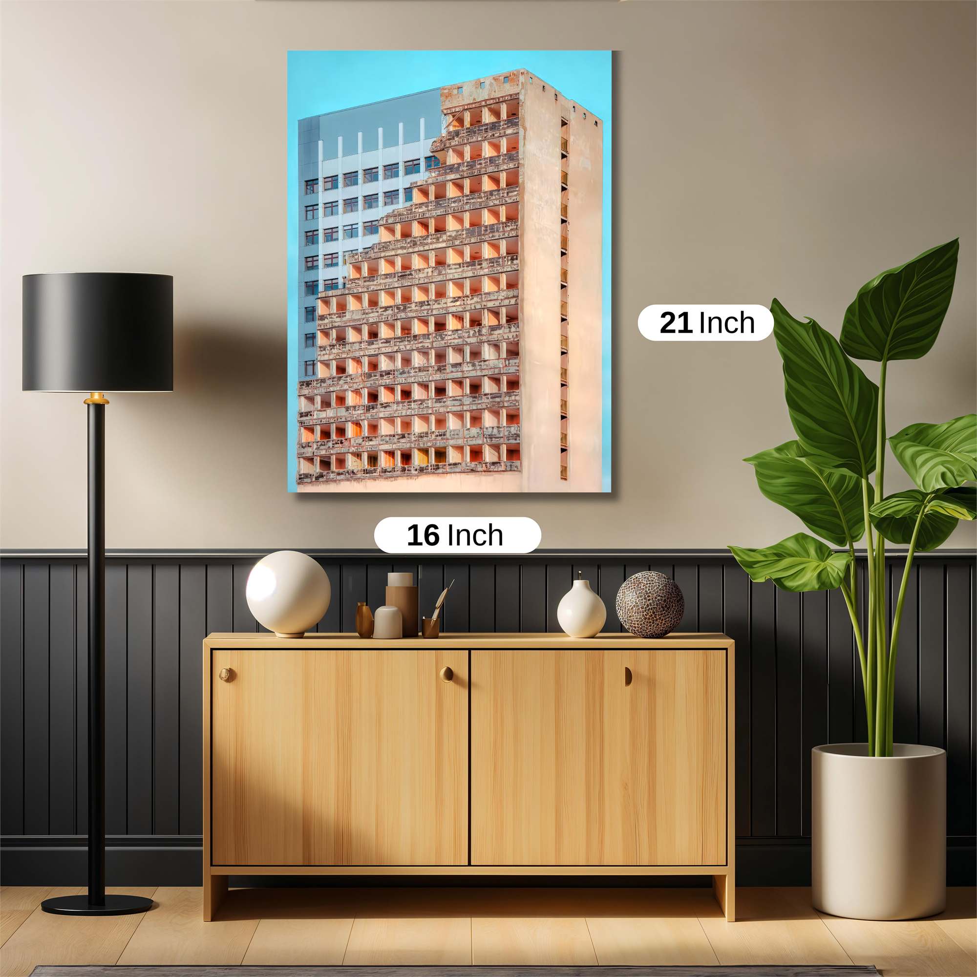 Brutalist Whimsy Safe Wall Magnetic / M