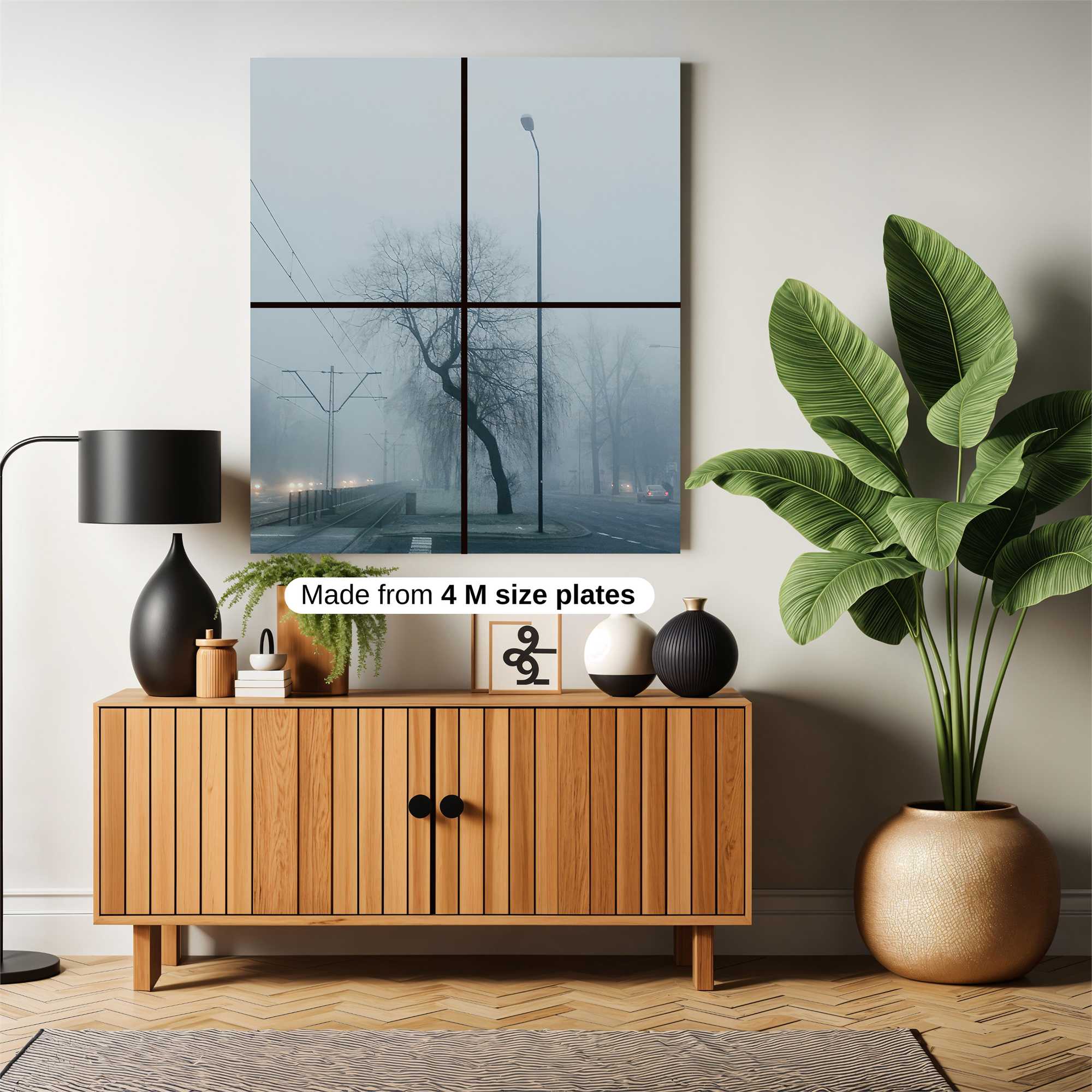 Foggy Desolation Safe Wall Magnetic / M