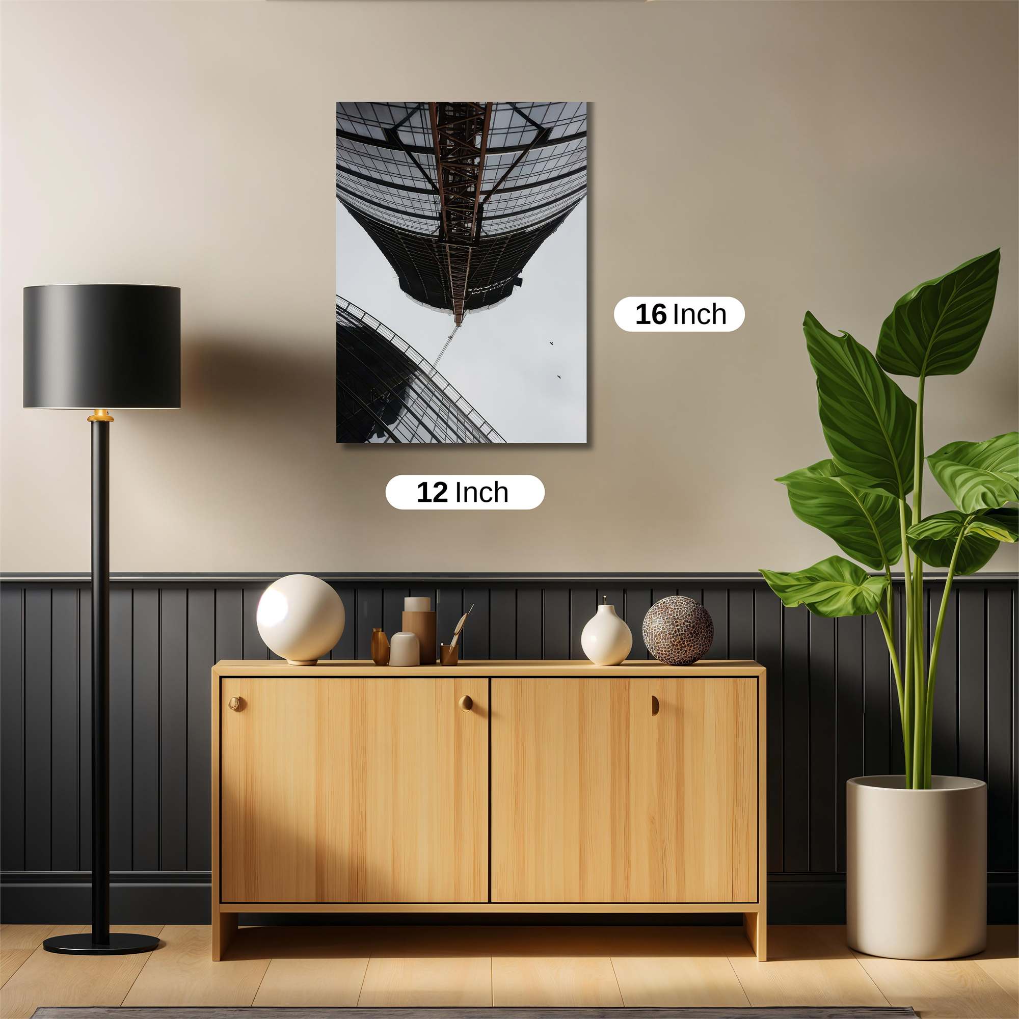 Skyscraper Serenity Safe Wall Magnetic / M