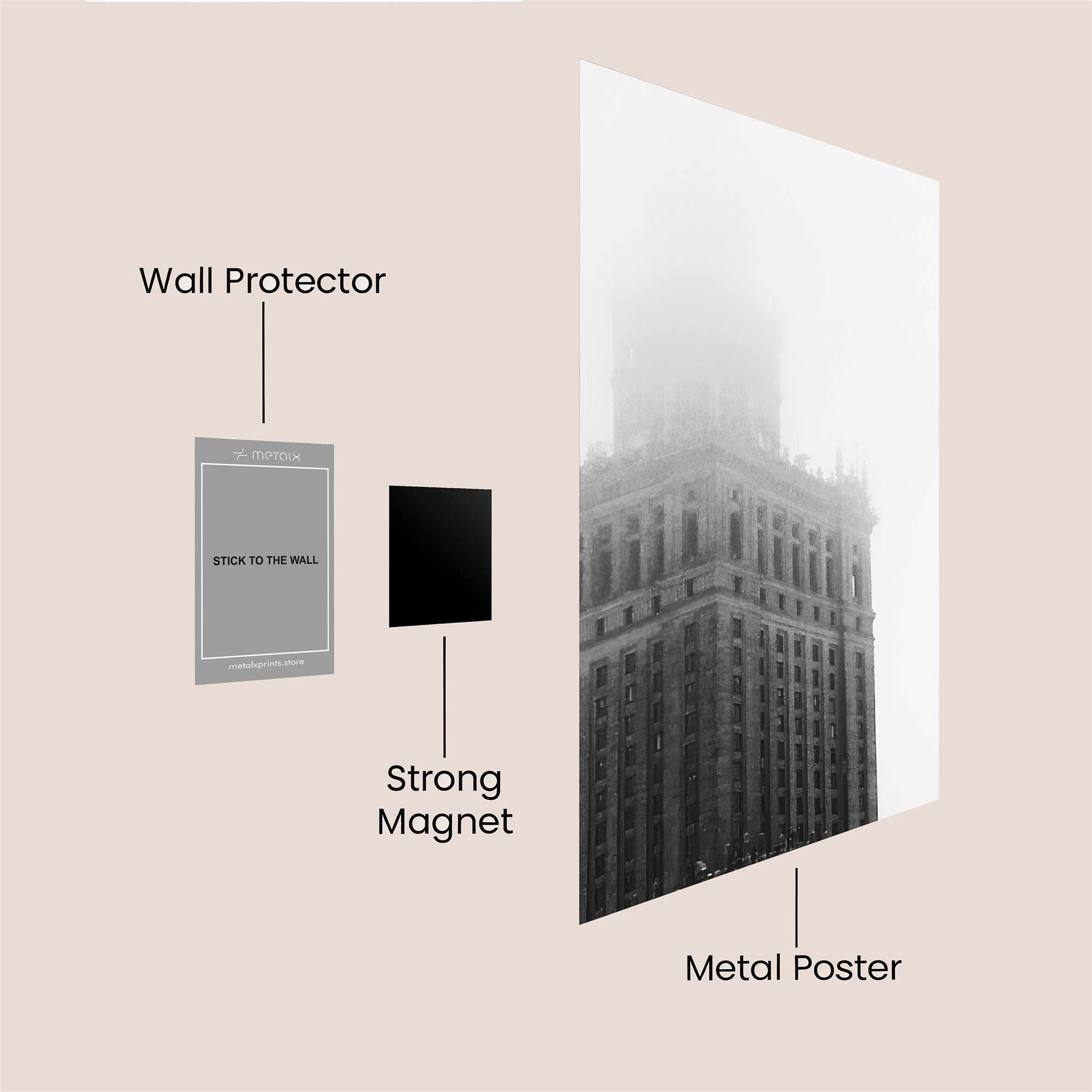 Palace Enigma Safe Wall Magnetic / M
