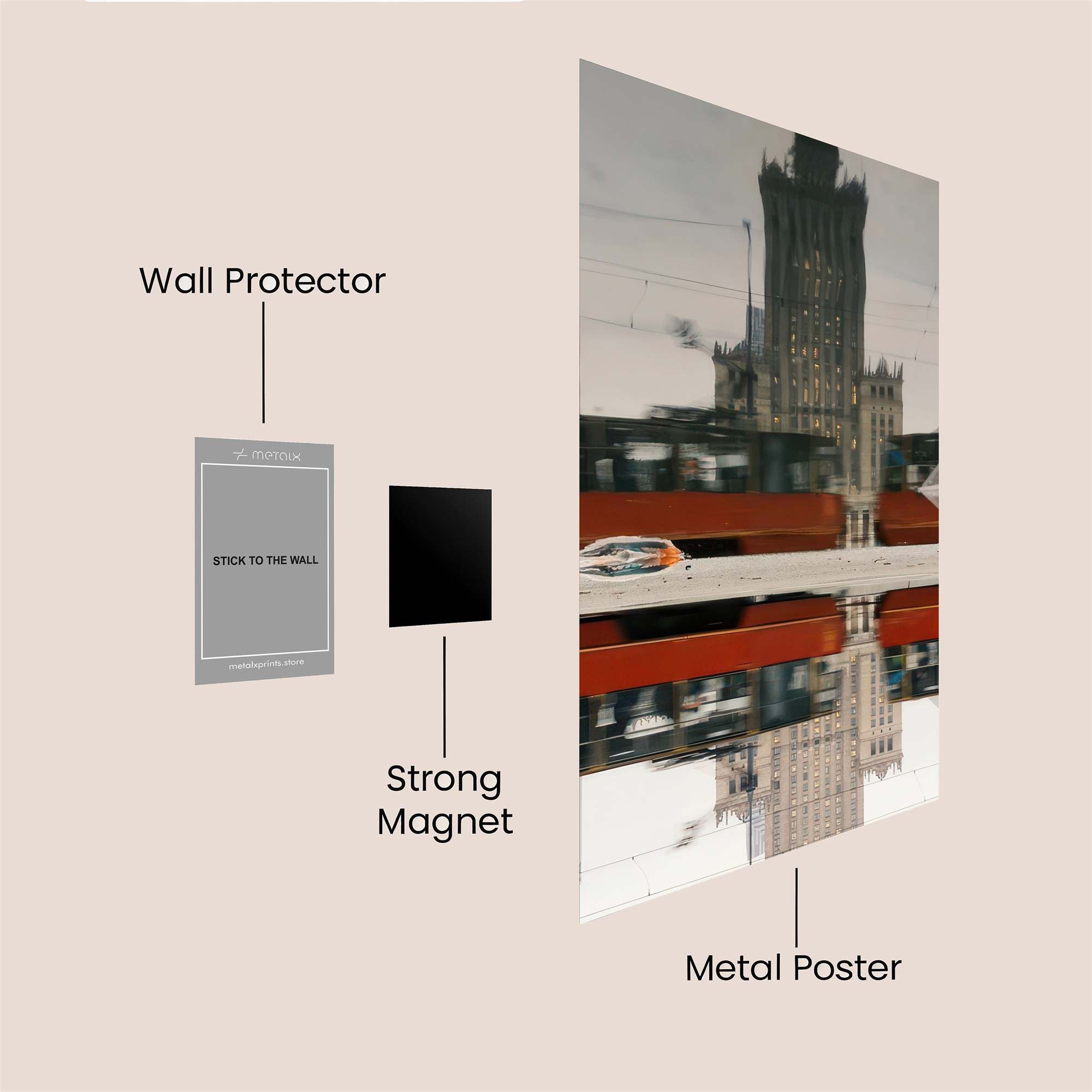 Palace Reflection Safe Wall Magnetic / M