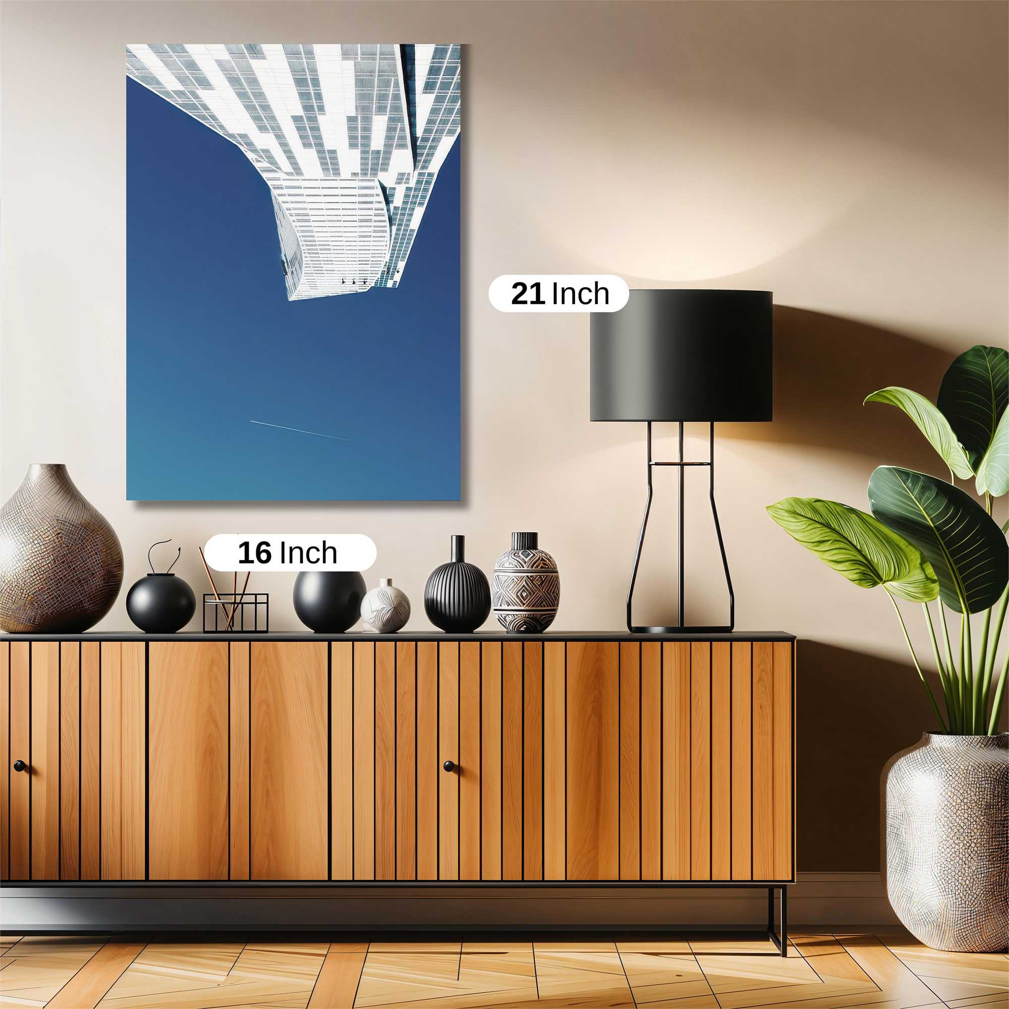 Skyscraper Serenity Safe Wall Magnetic / M
