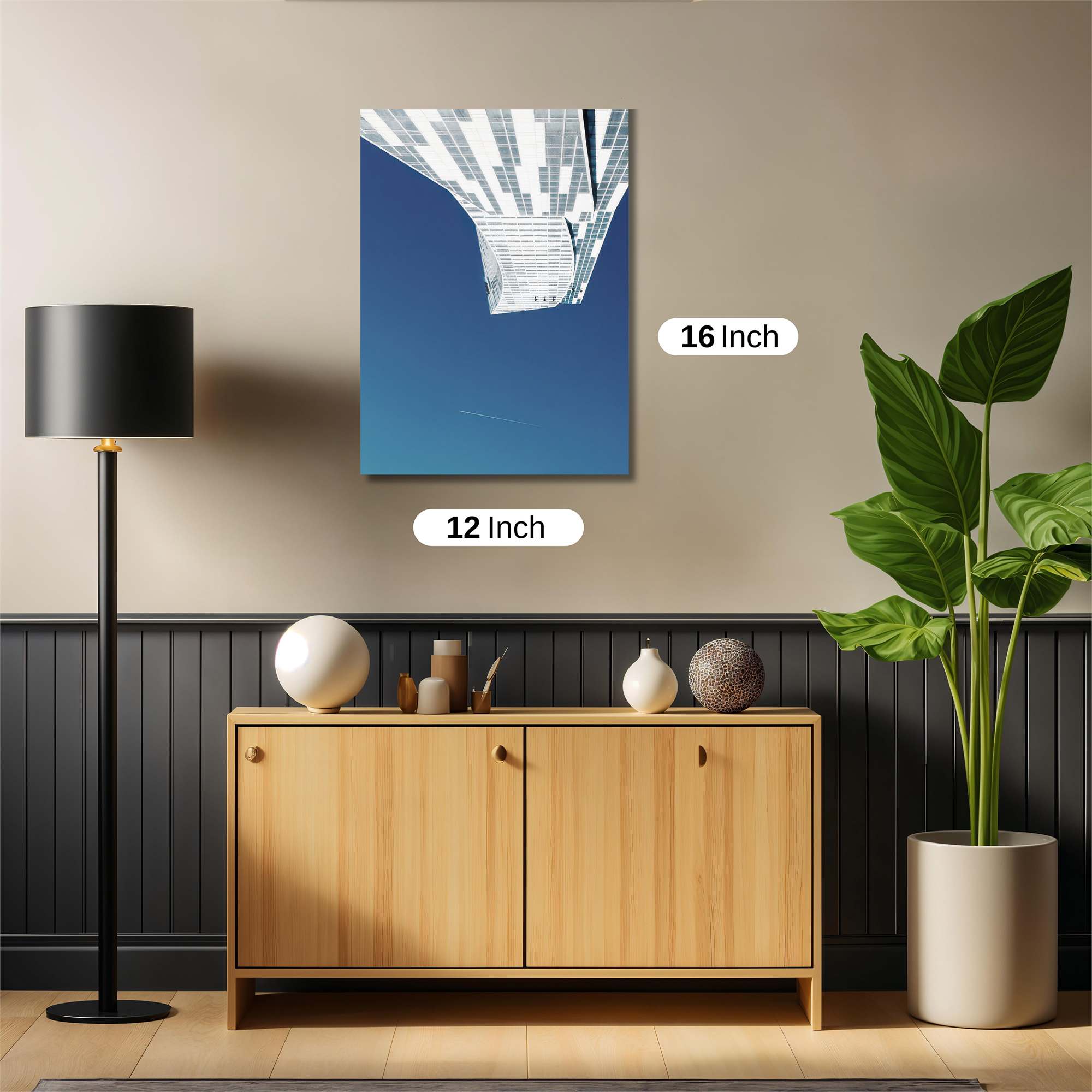 Skyscraper Serenity Safe Wall Magnetic / M
