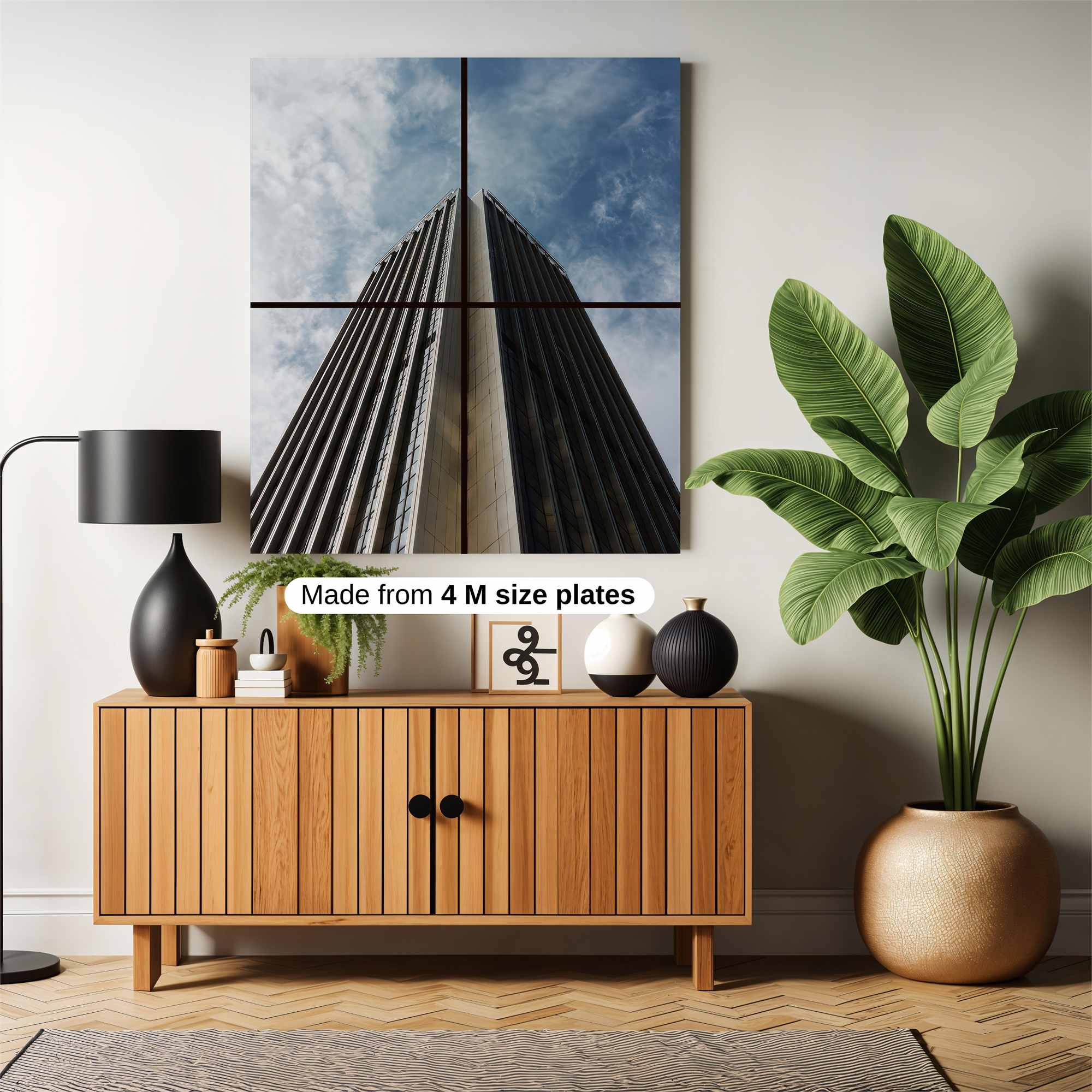 Skyscraper Serenity Safe Wall Magnetic / M