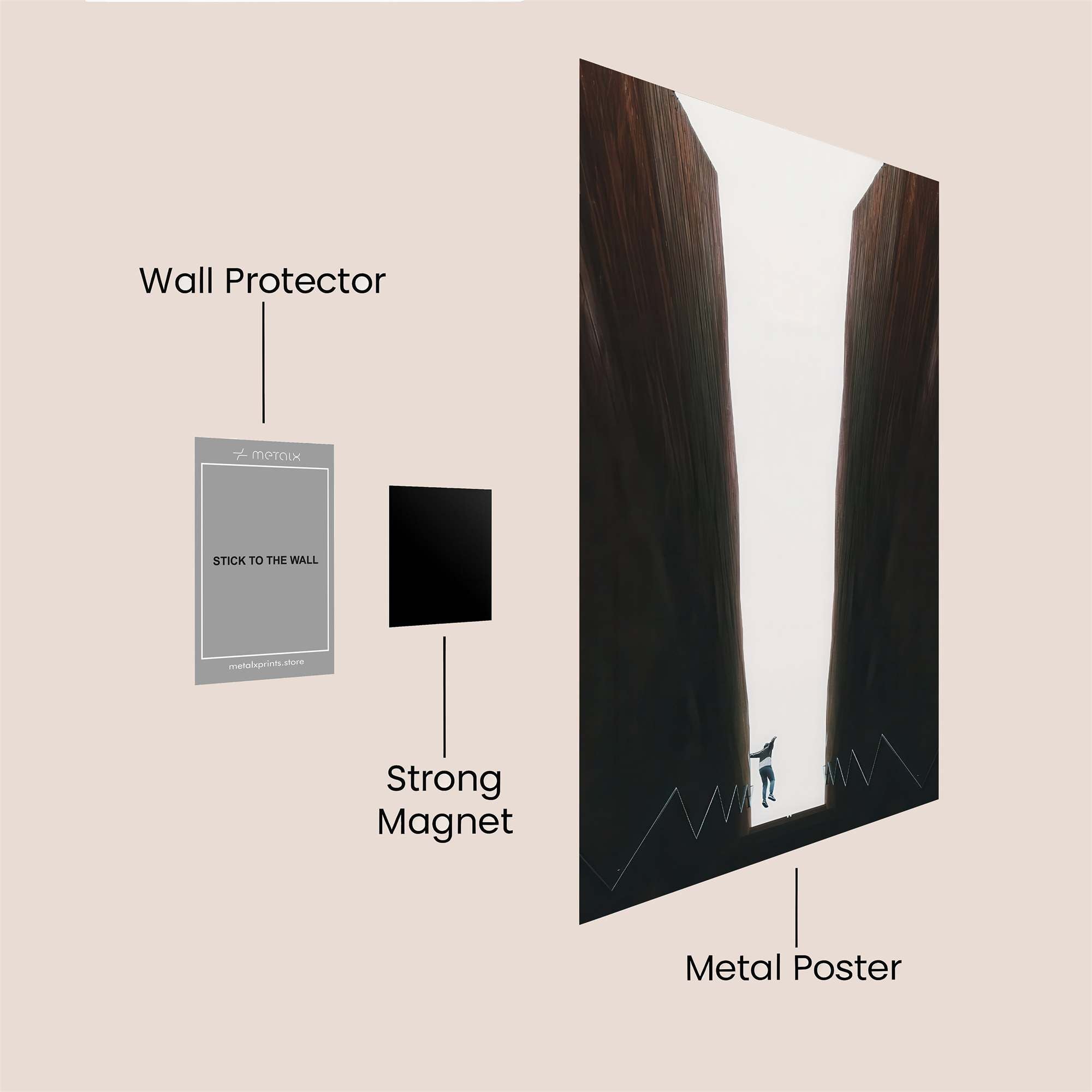 Void Serenity Safe Wall Magnetic / M