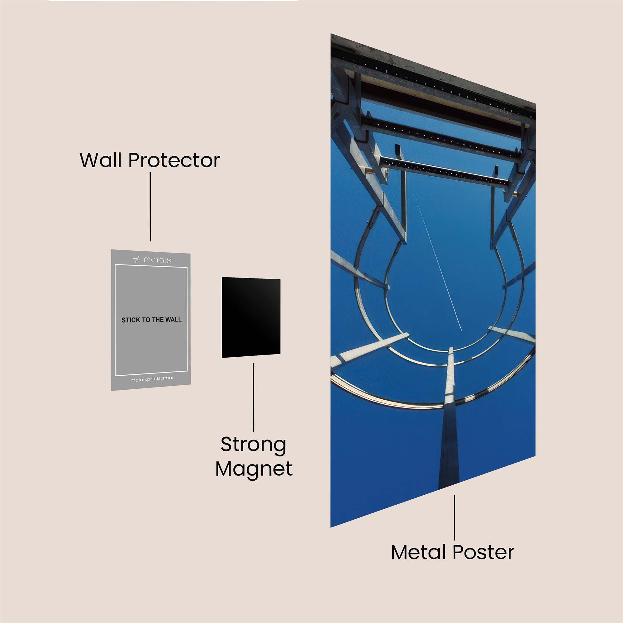 Ladder Freedom Safe Wall Magnetic / M