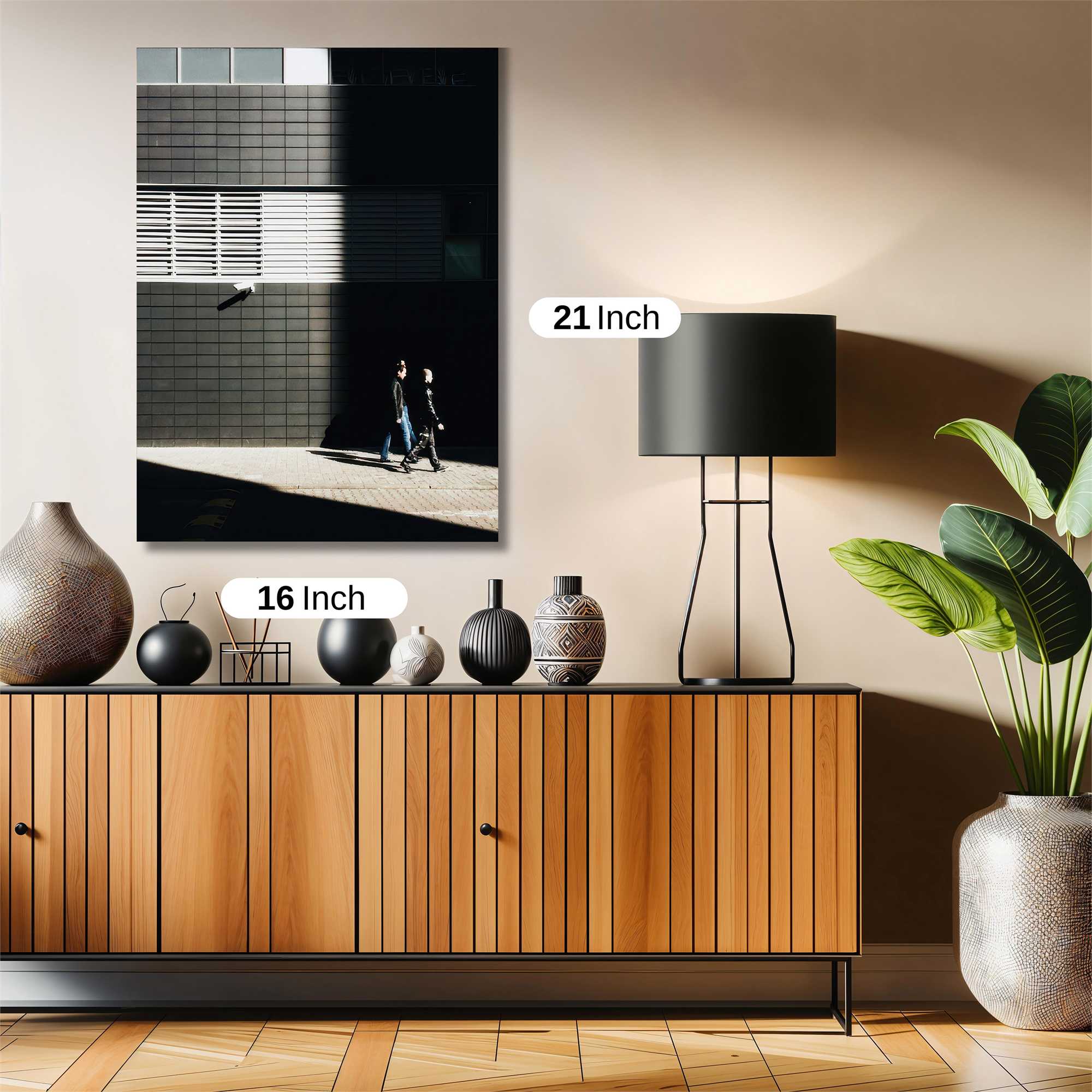 Shadowed Stroll Safe Wall Magnetic / M