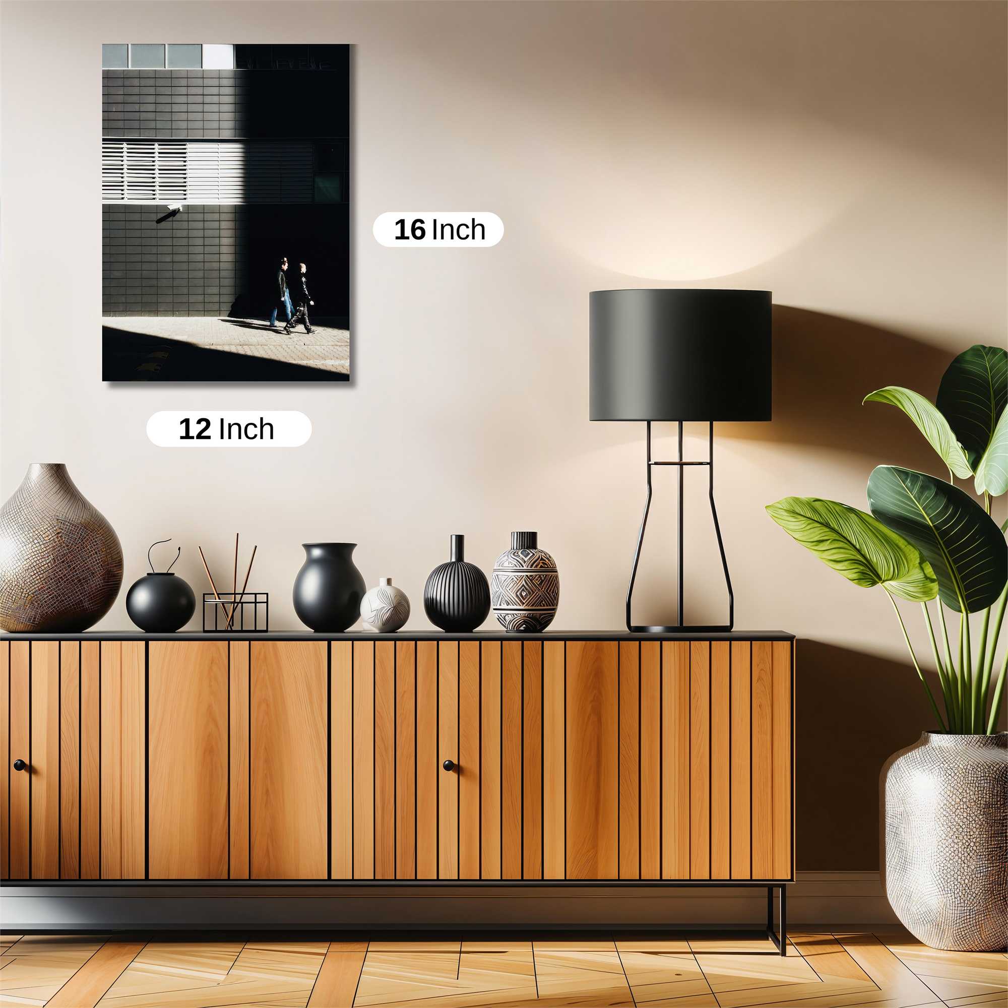Shadowed Stroll Safe Wall Magnetic / M