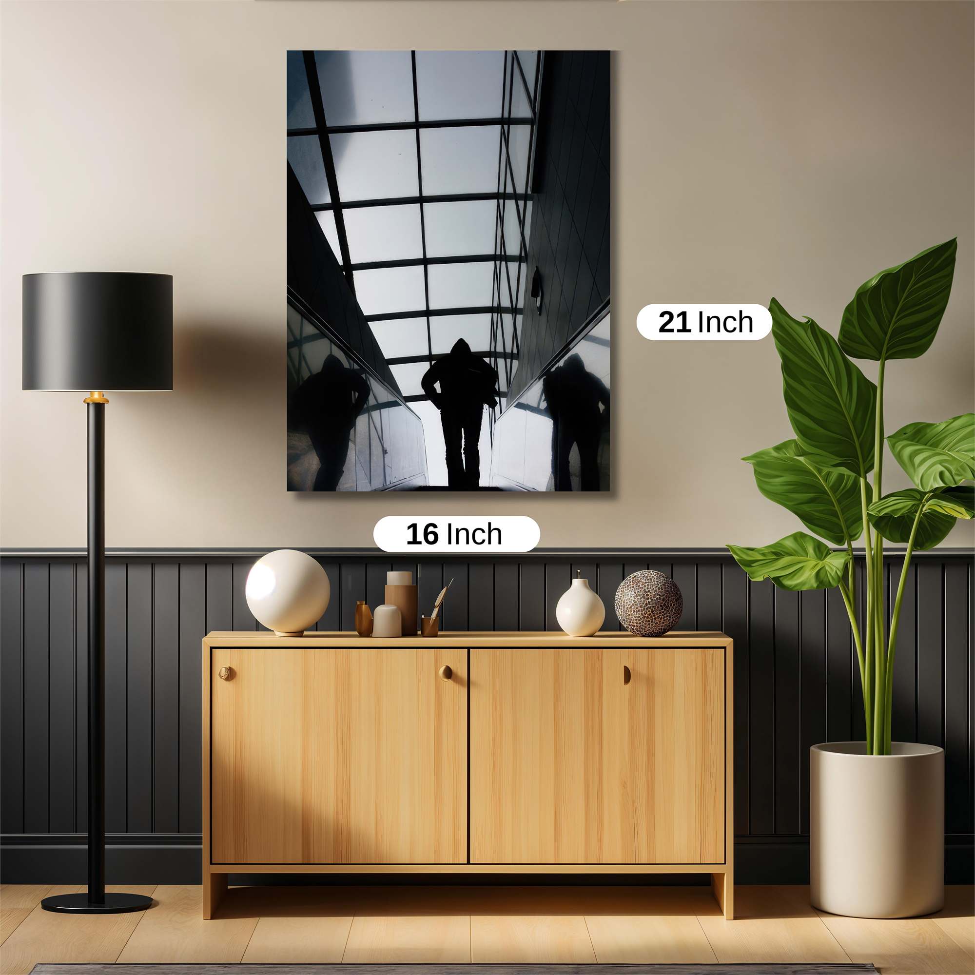 Silhouette Mystery Safe Wall Magnetic / M