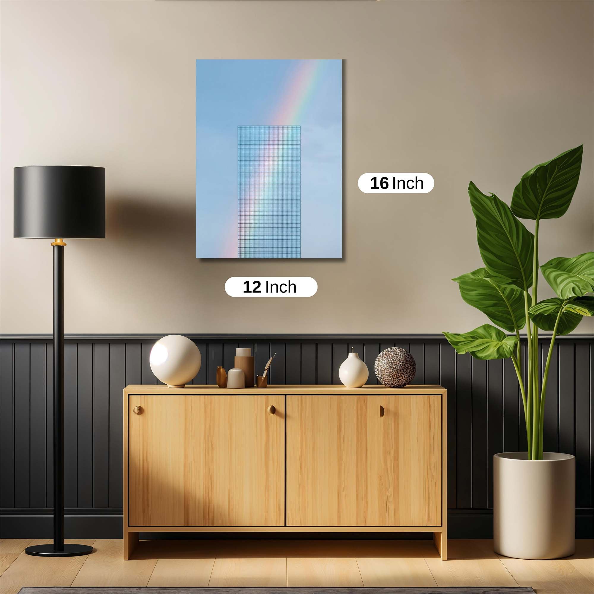 Skyscraper Serenity Safe Wall Magnetic / M
