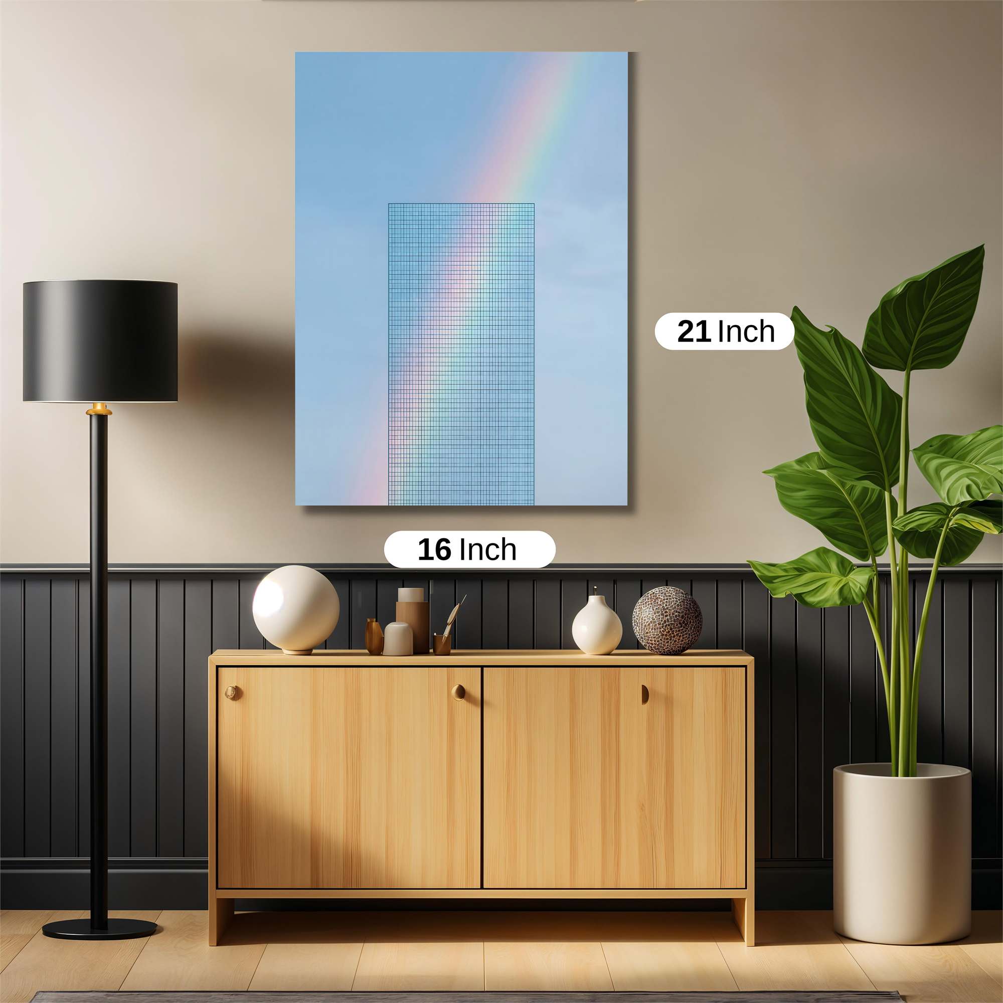 Skyscraper Serenity Safe Wall Magnetic / M