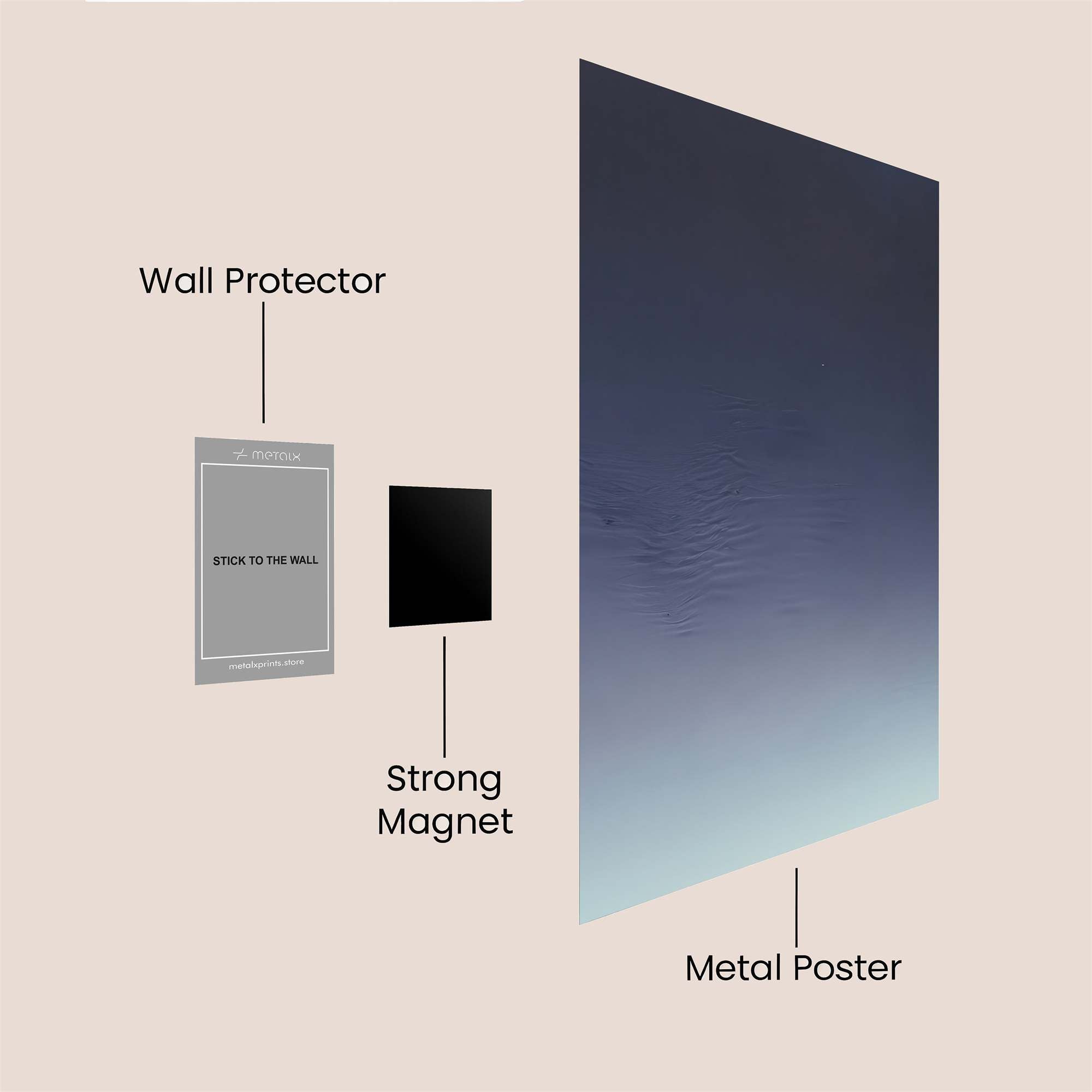 Skyward Dream Safe Wall Magnetic / M