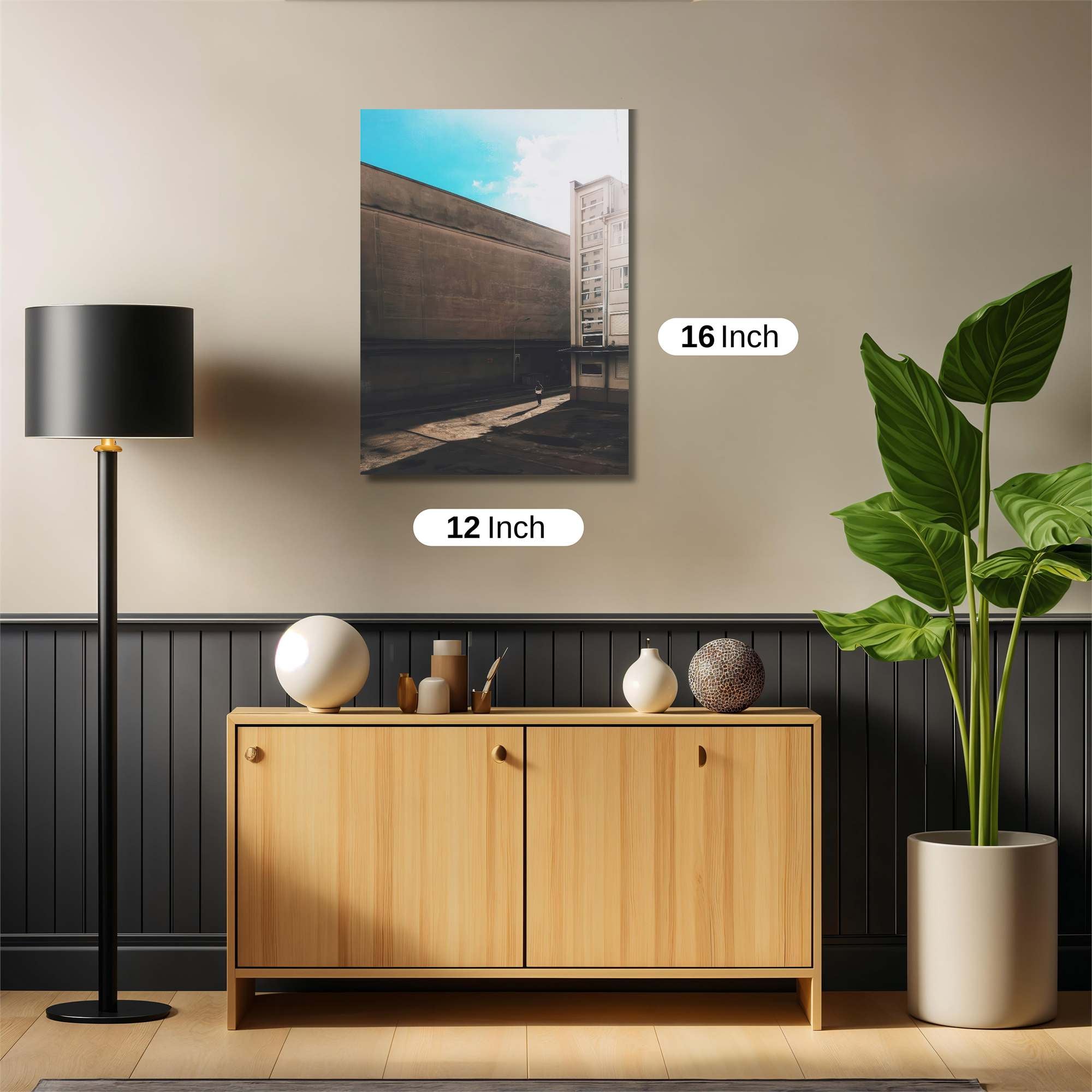 Concrete Solitude Safe Wall Magnetic / M