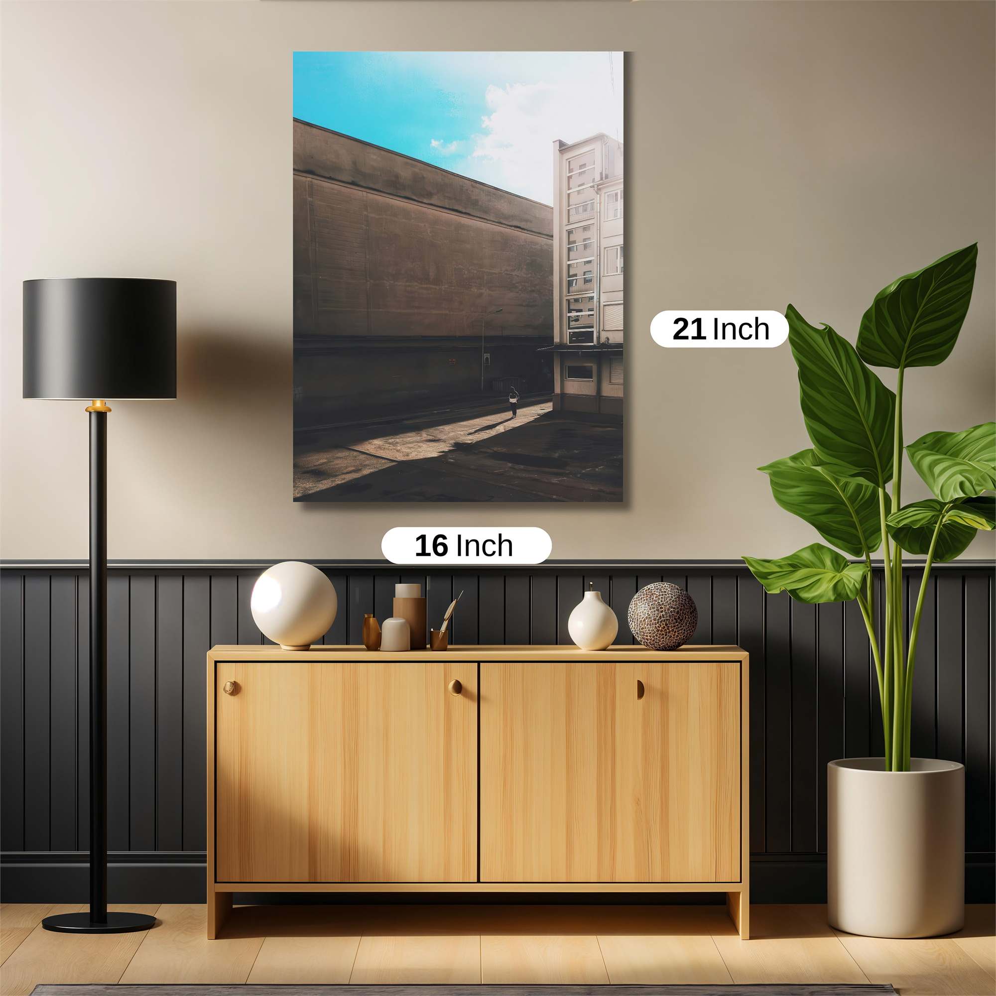 Concrete Solitude Safe Wall Magnetic / M