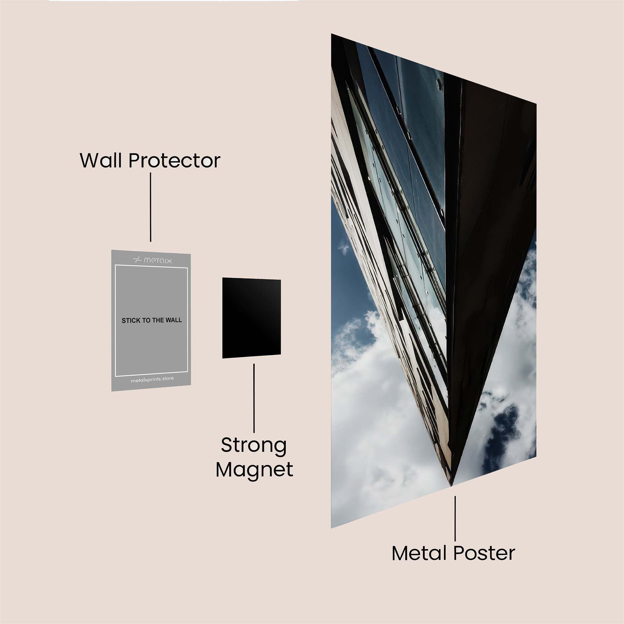 Skyward Serenity Safe Wall Magnetic / M