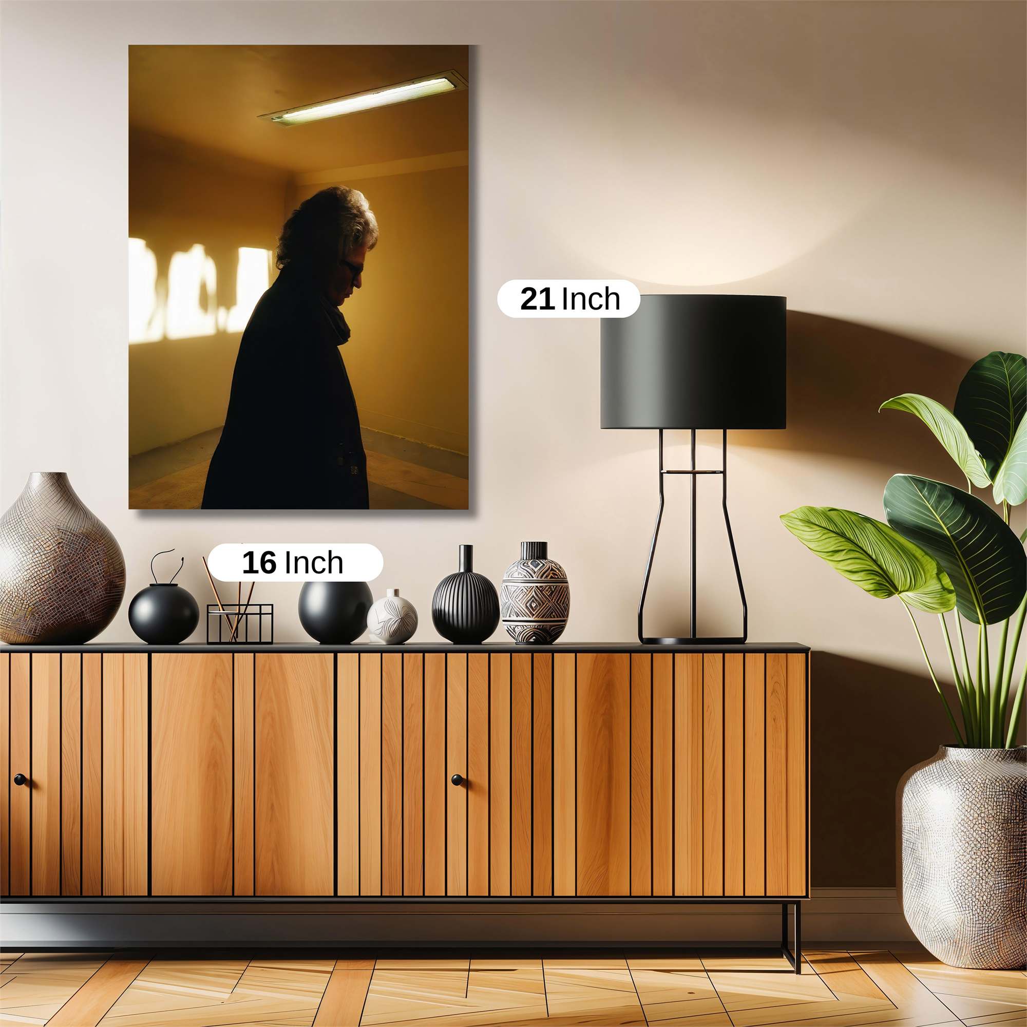Shadowed Solitude Safe Wall Magnetic / M