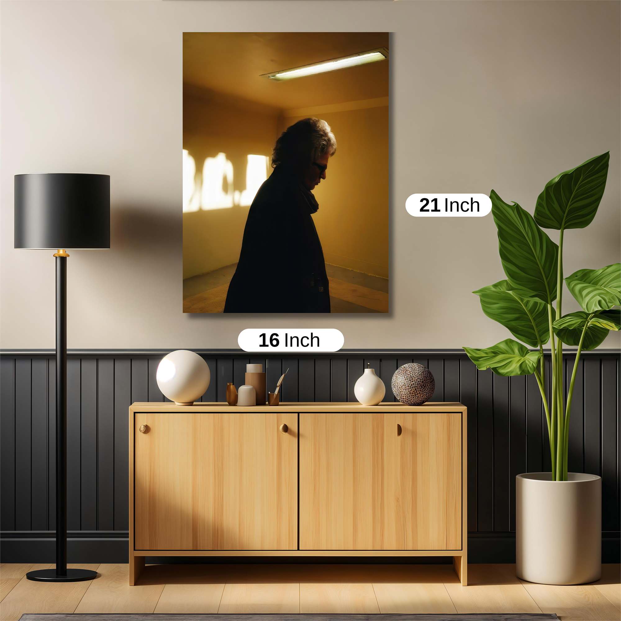 Shadowed Solitude Safe Wall Magnetic / M