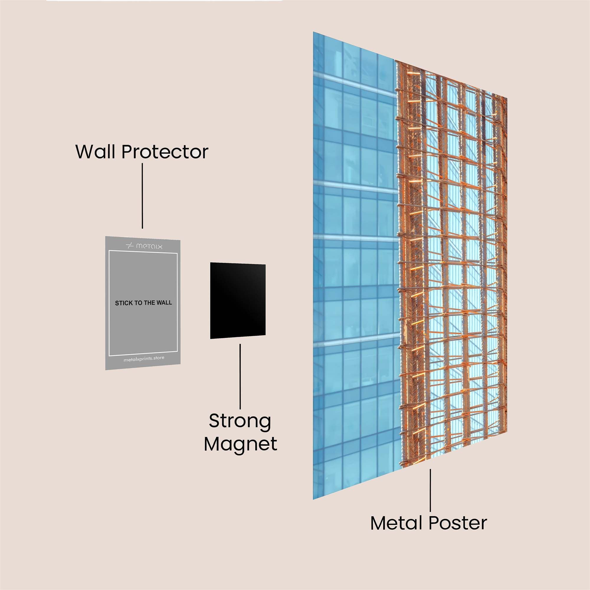 Skyline Ascent Safe Wall Magnetic / M