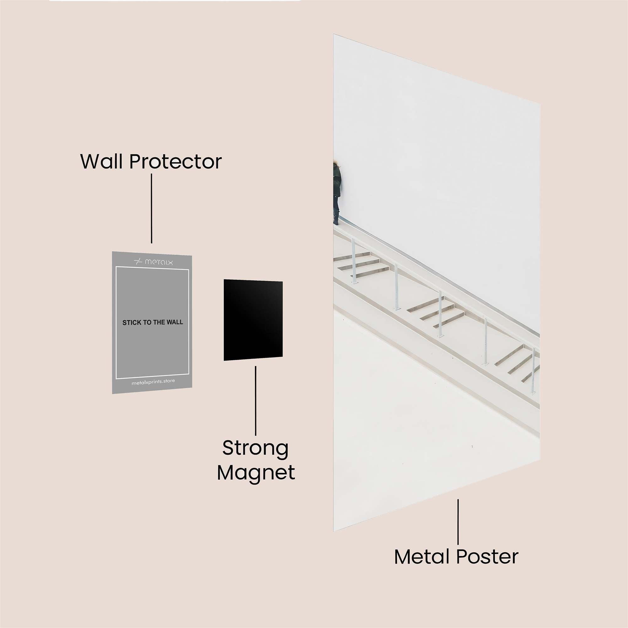 Snowy Solitude Safe Wall Magnetic / M