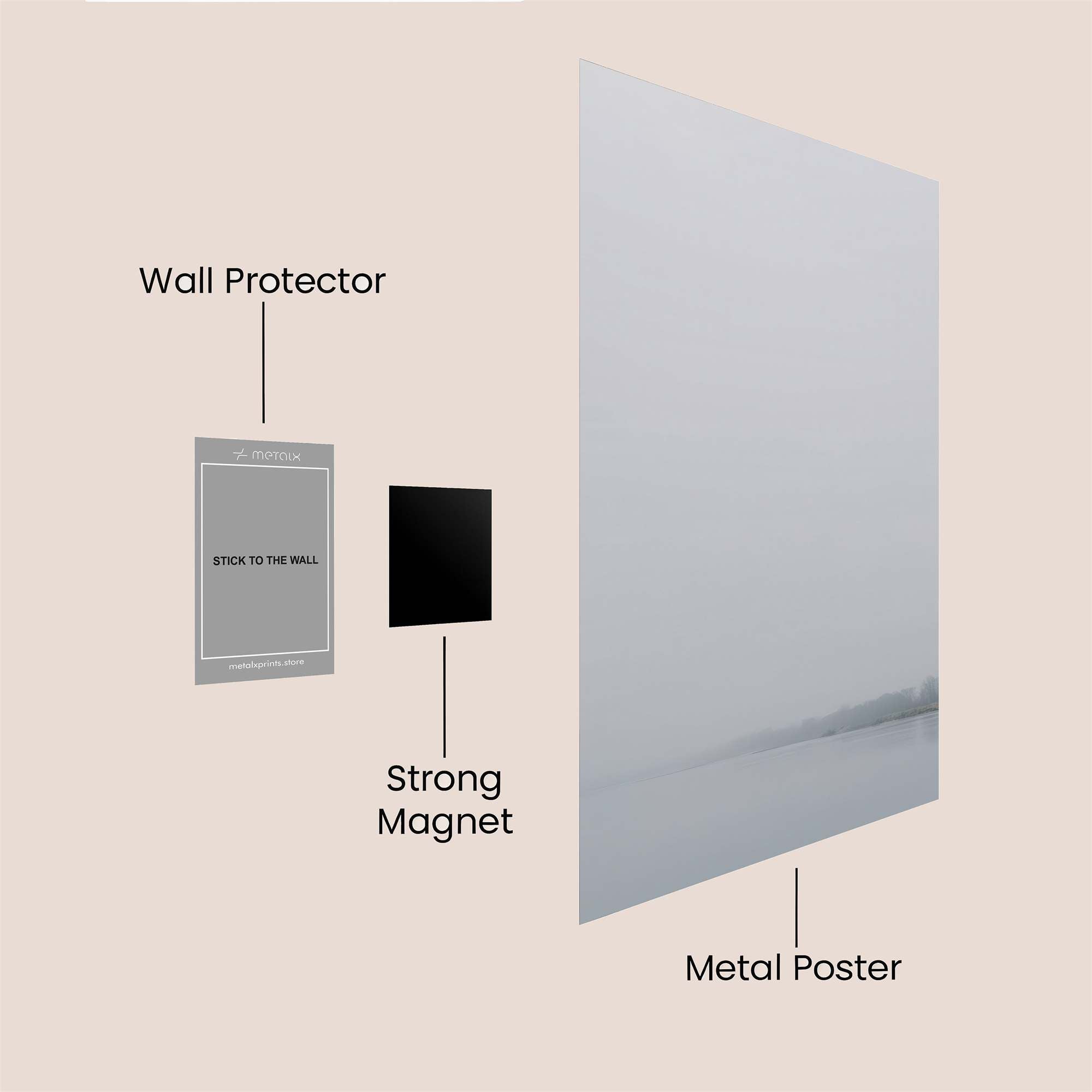 Fisherman's Solitude Safe Wall Magnetic / M