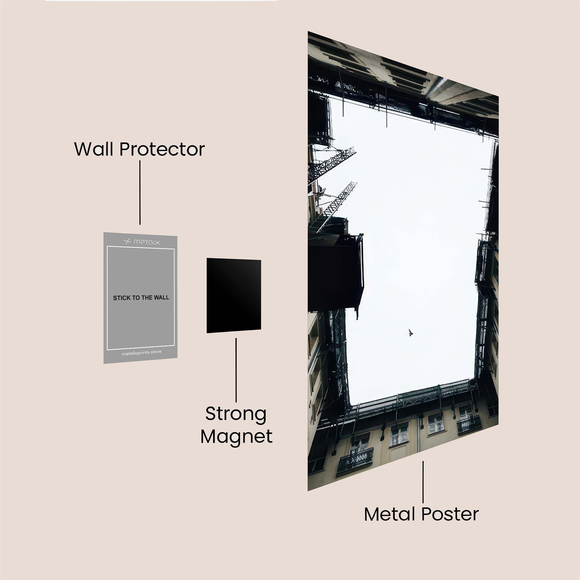 Skyward Serenity Safe Wall Magnetic / M