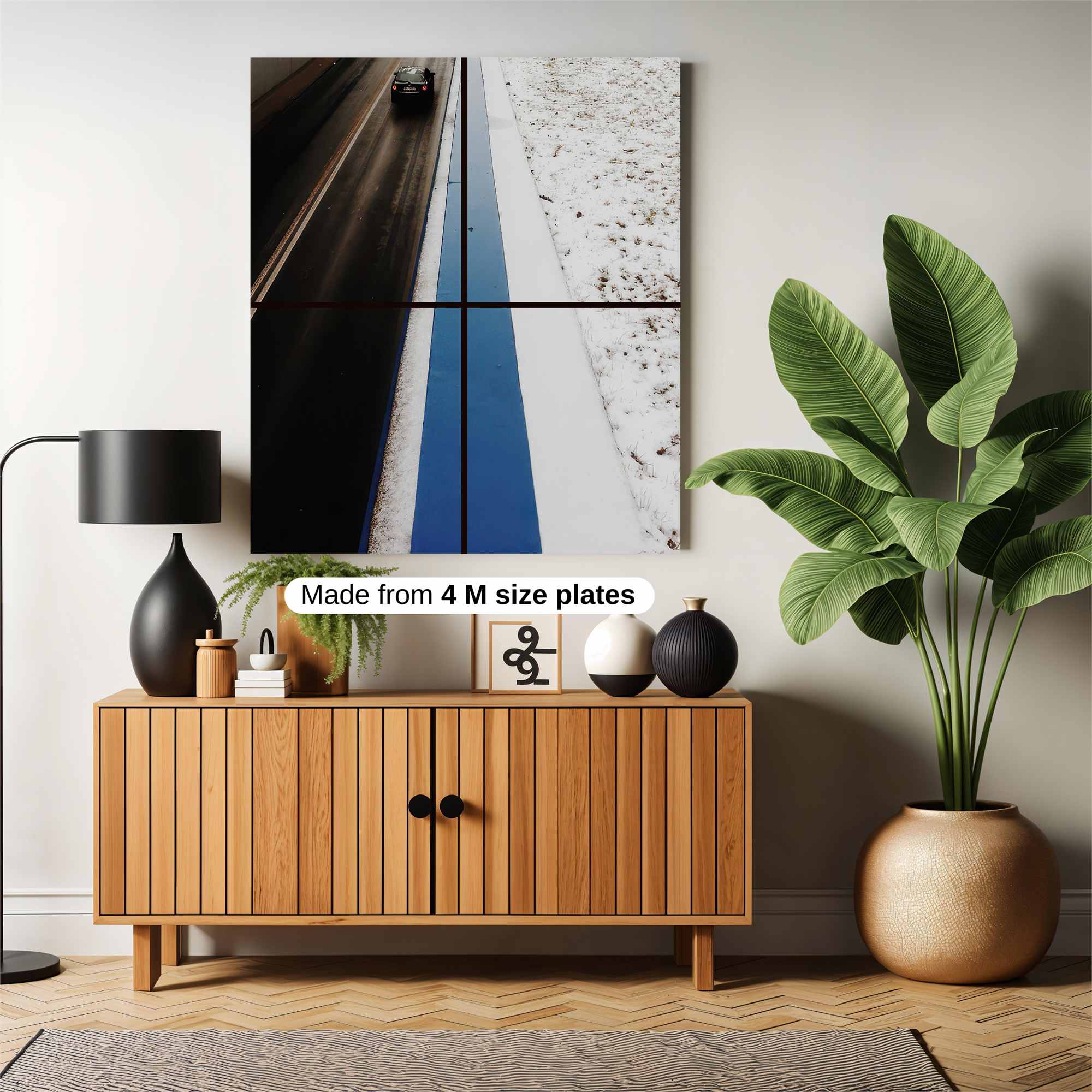Road Solitude Safe Wall Magnetic / M