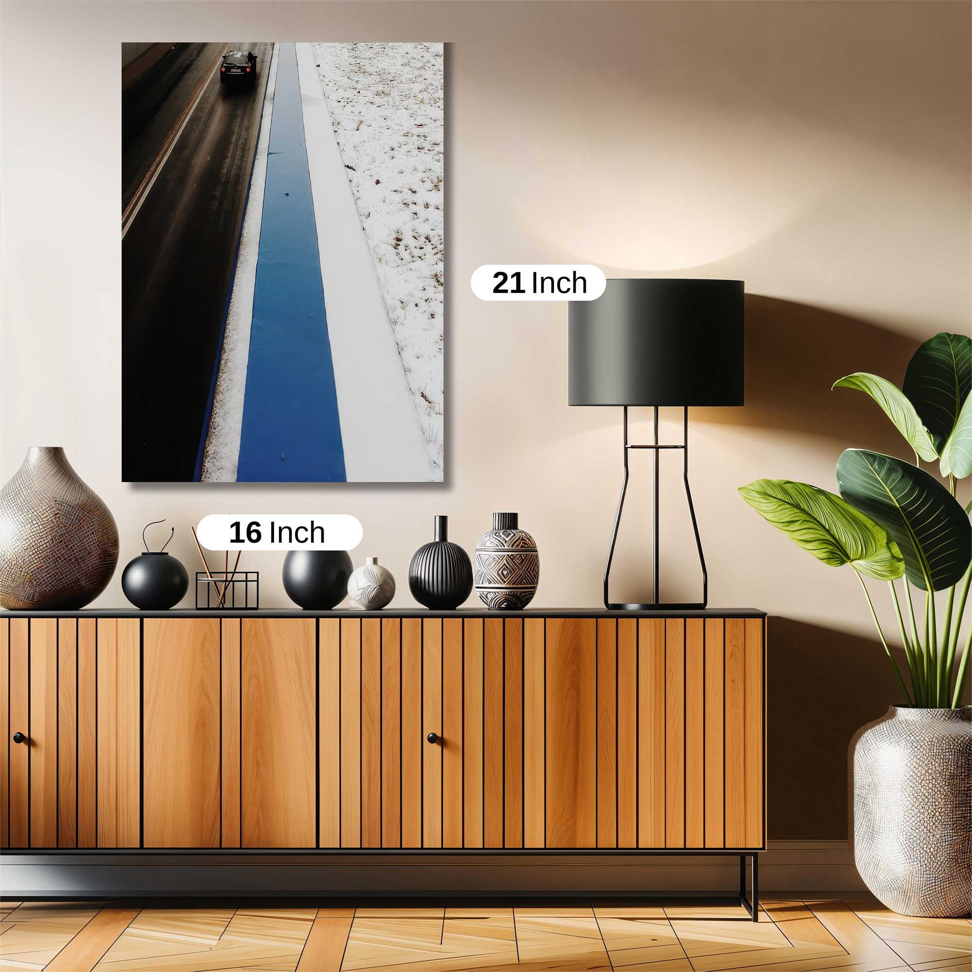 Road Solitude Safe Wall Magnetic / M