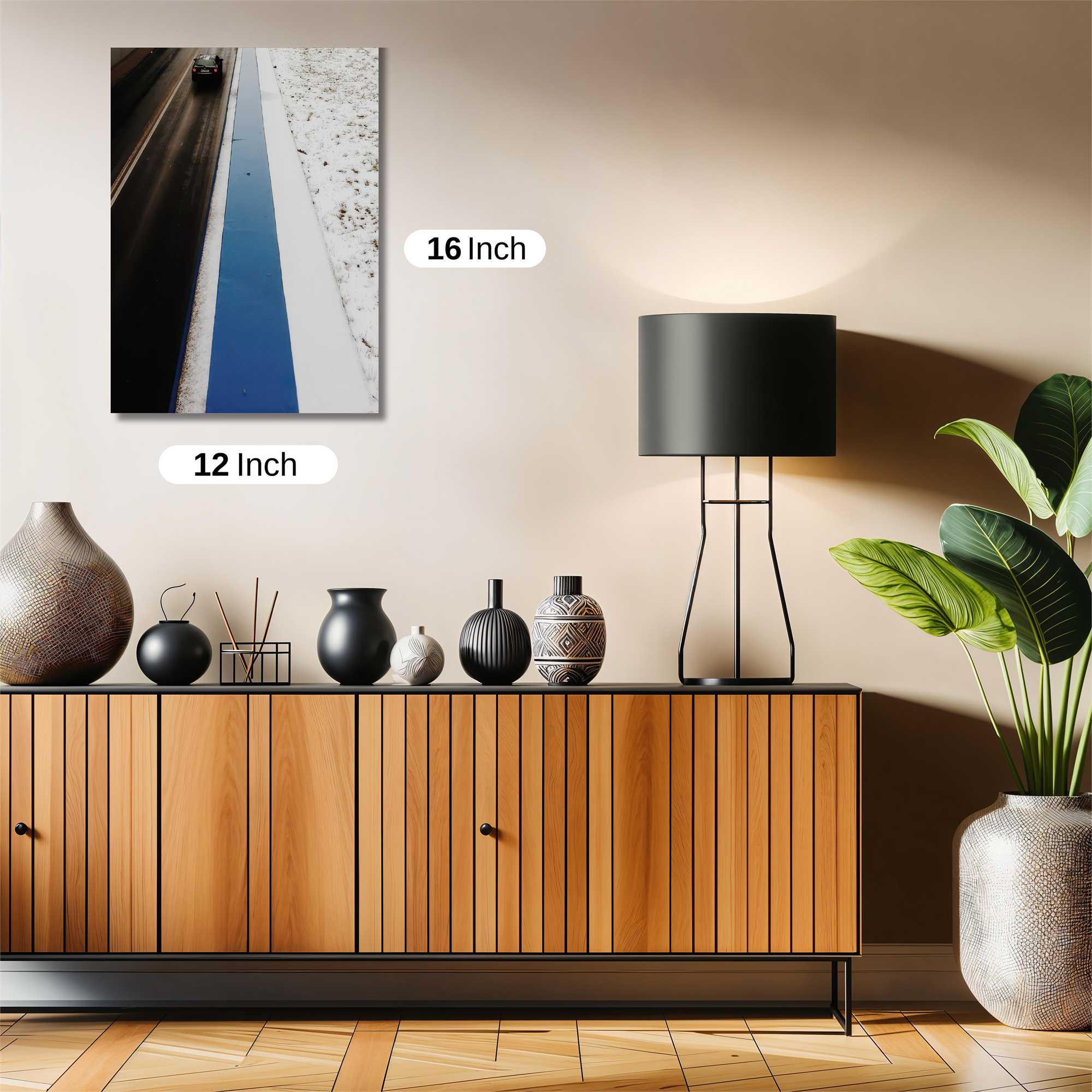 Road Solitude Safe Wall Magnetic / M
