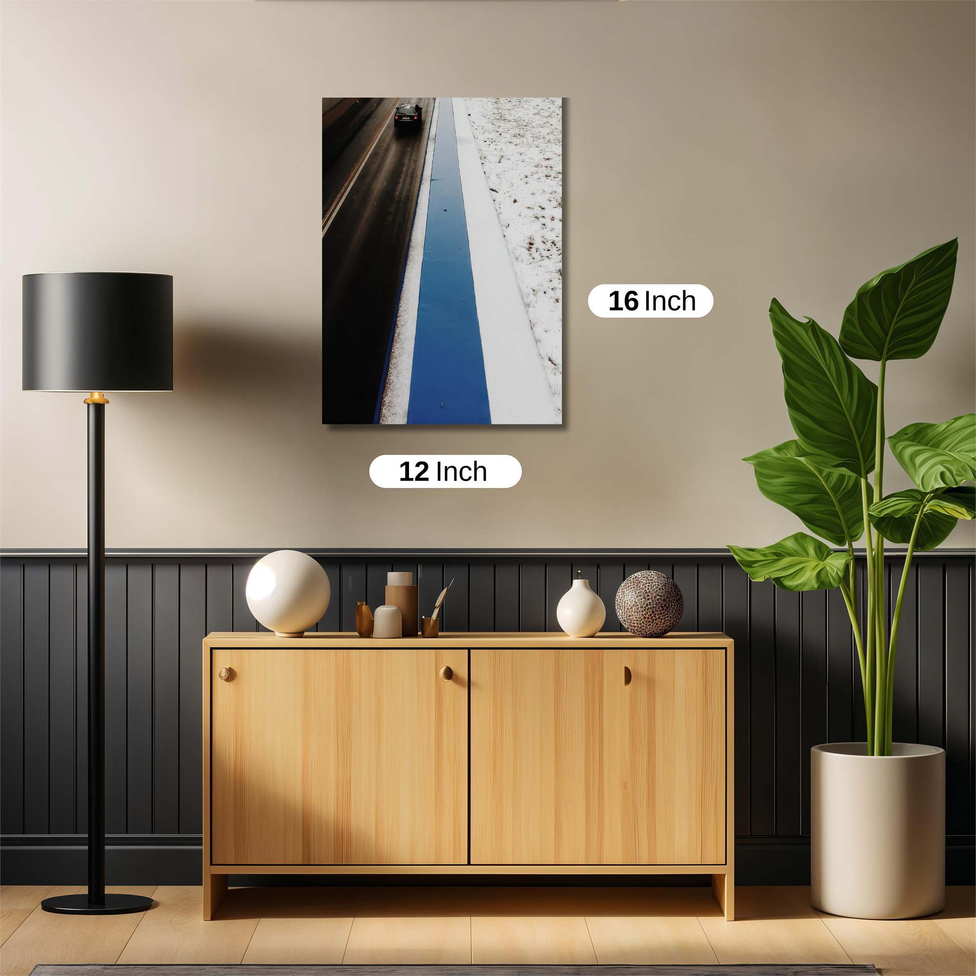 Road Solitude Safe Wall Magnetic / M