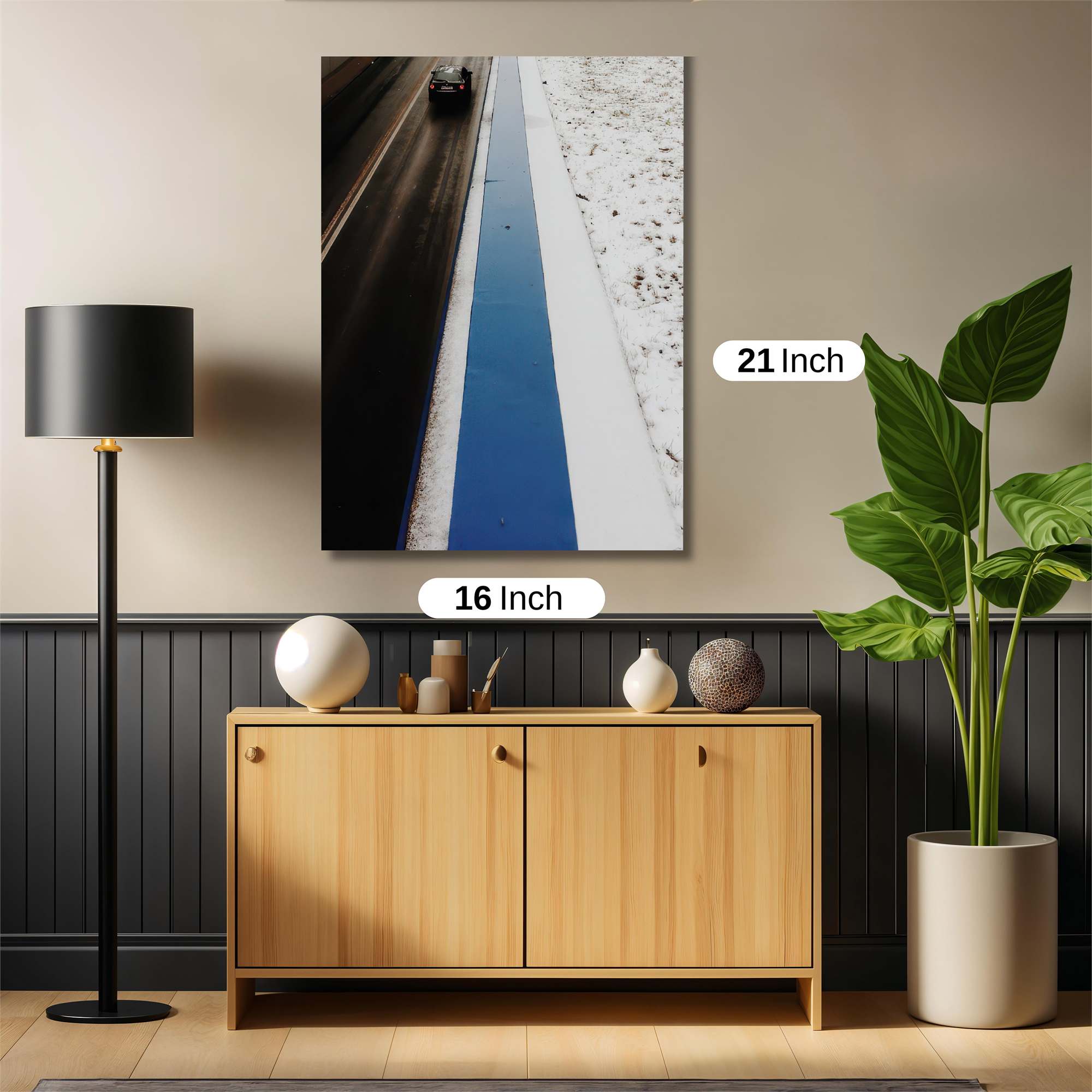 Road Solitude Safe Wall Magnetic / M