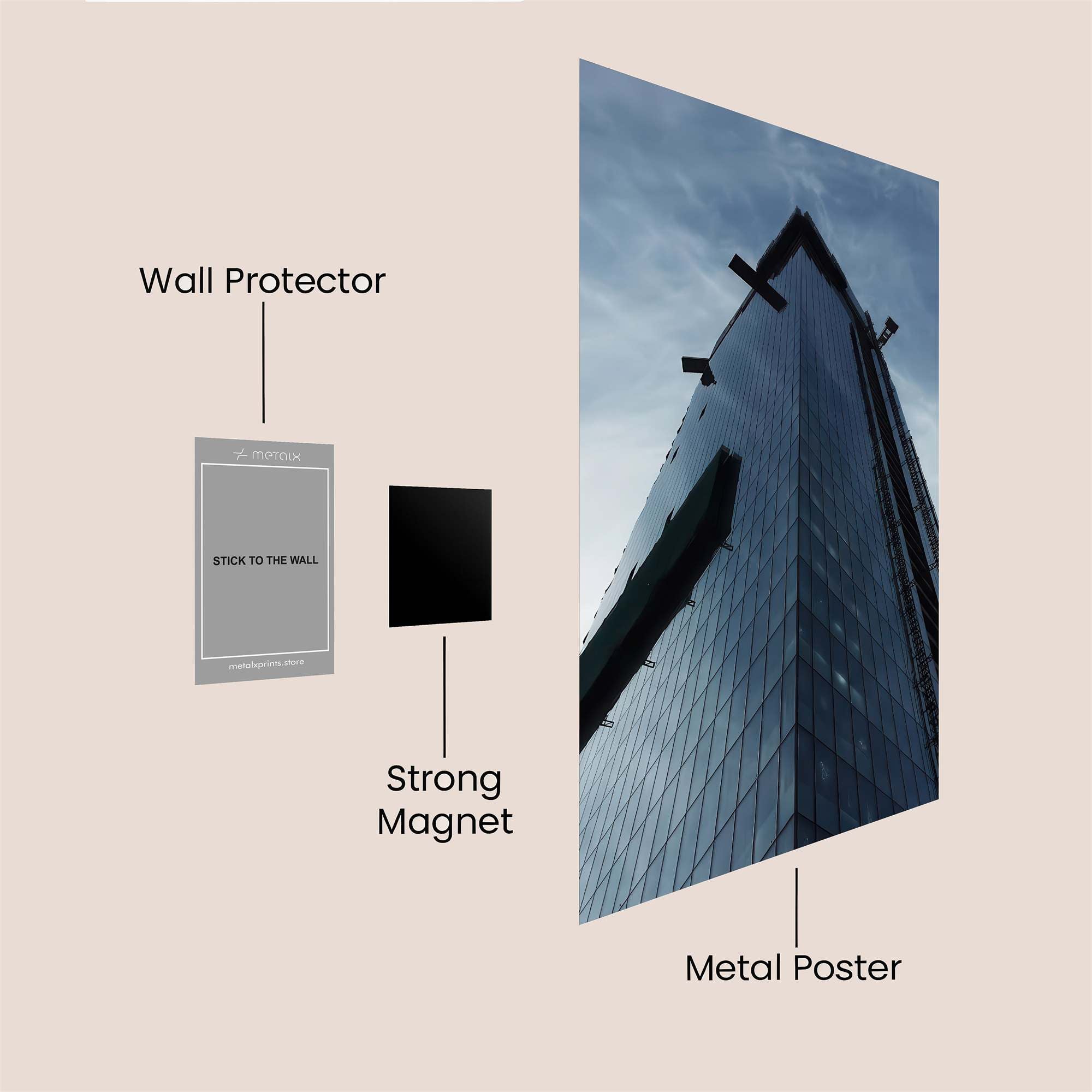 Shard Ascending Safe Wall Magnetic / M