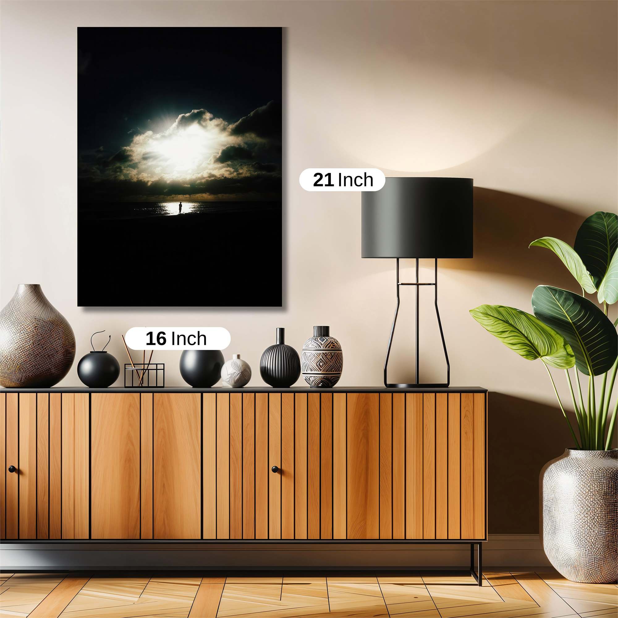 Sunset Solitude Safe Wall Magnetic / M
