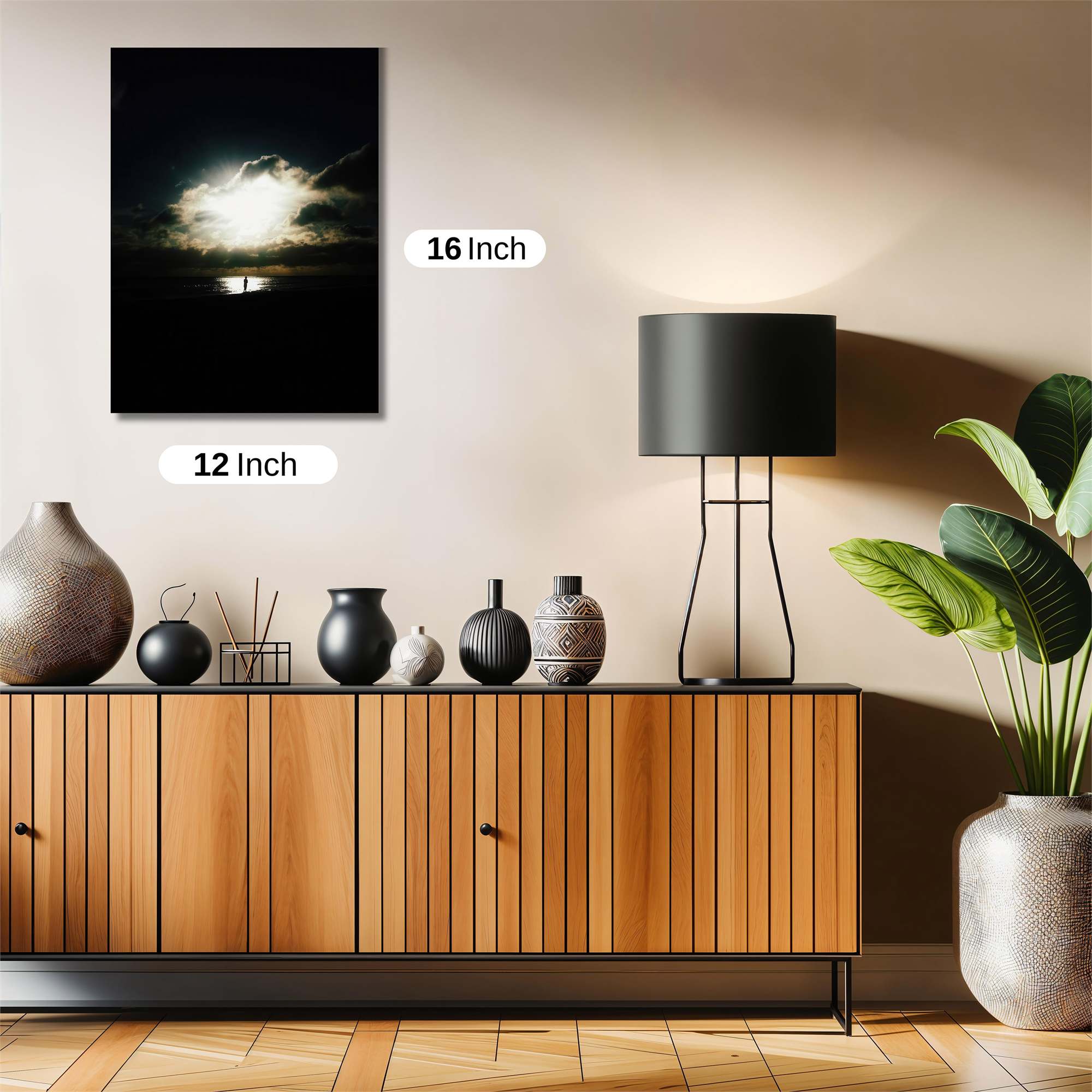 Sunset Solitude Safe Wall Magnetic / M