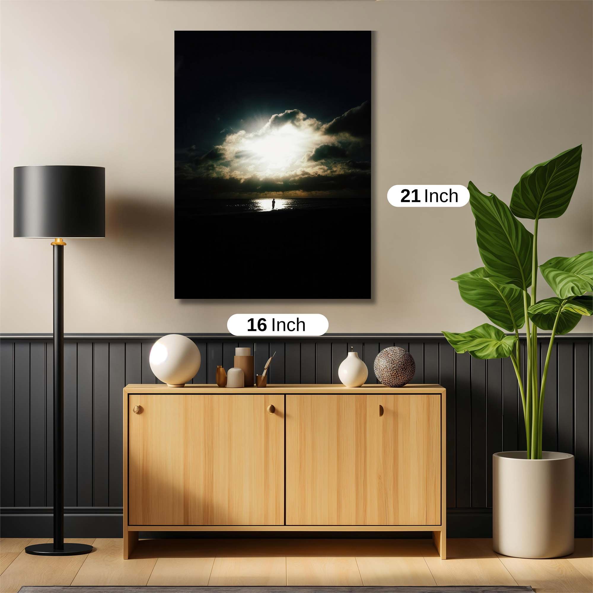 Sunset Solitude Safe Wall Magnetic / M