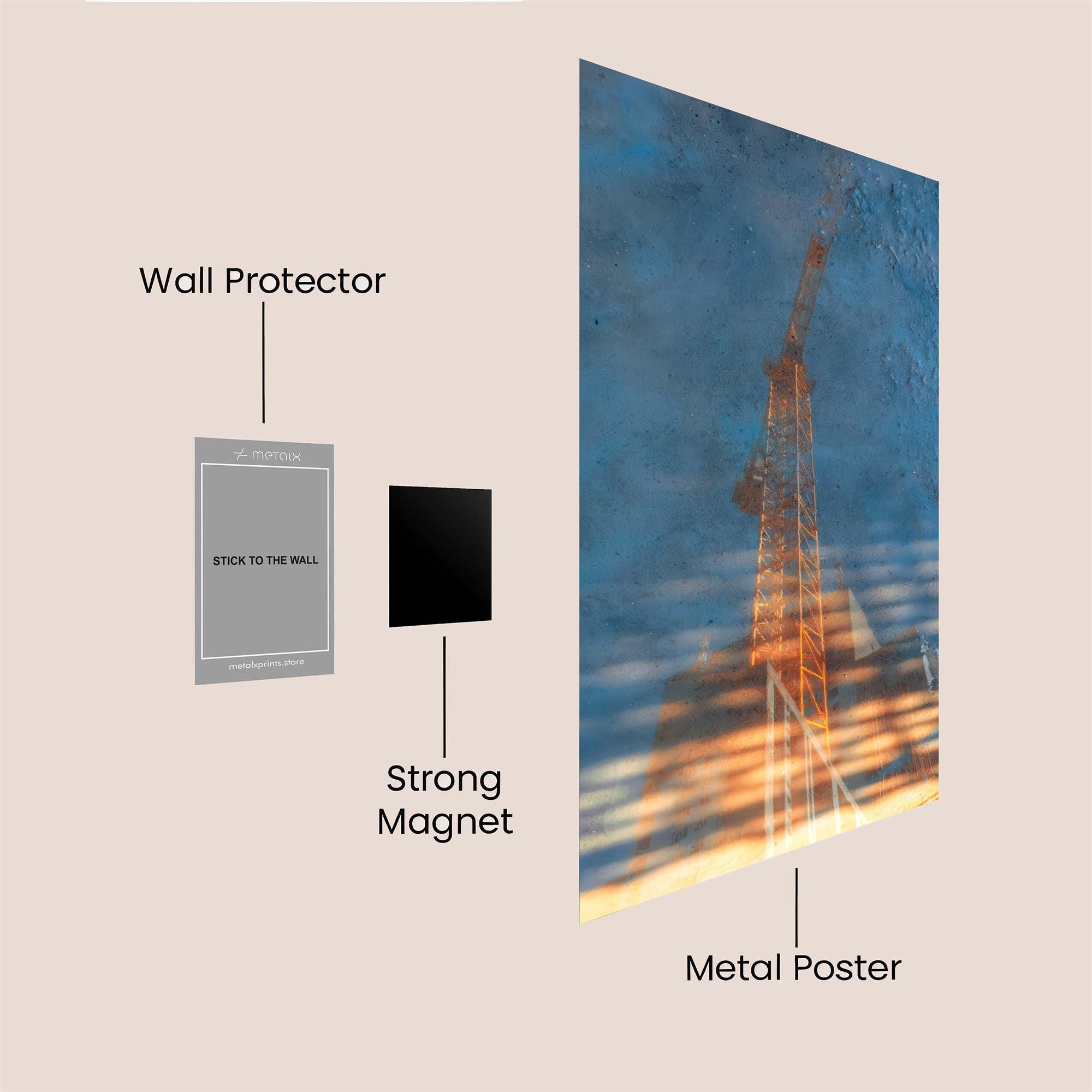 Tower Twilight Safe Wall Magnetic / M