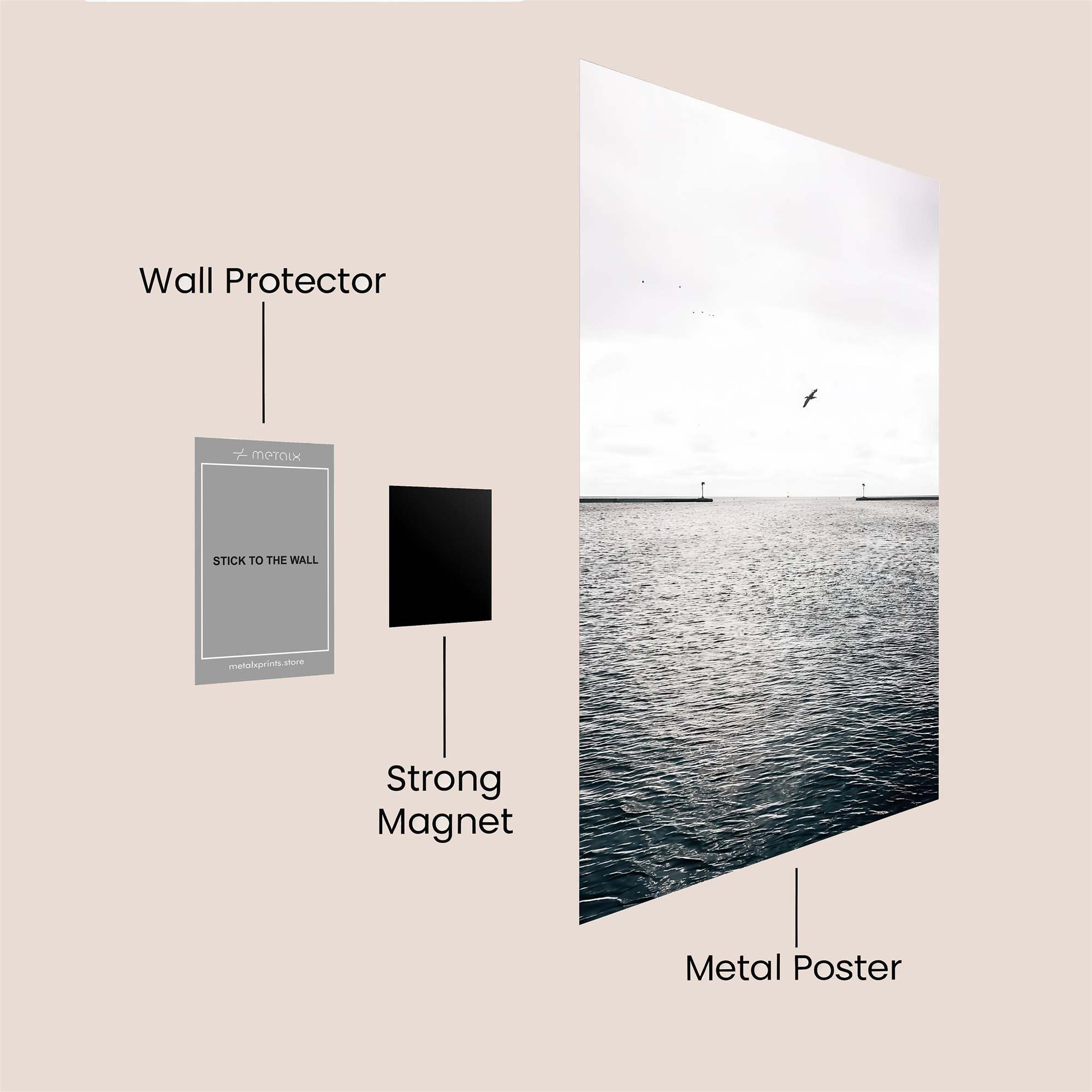 Seafarer's Solitude Safe Wall Magnetic / M