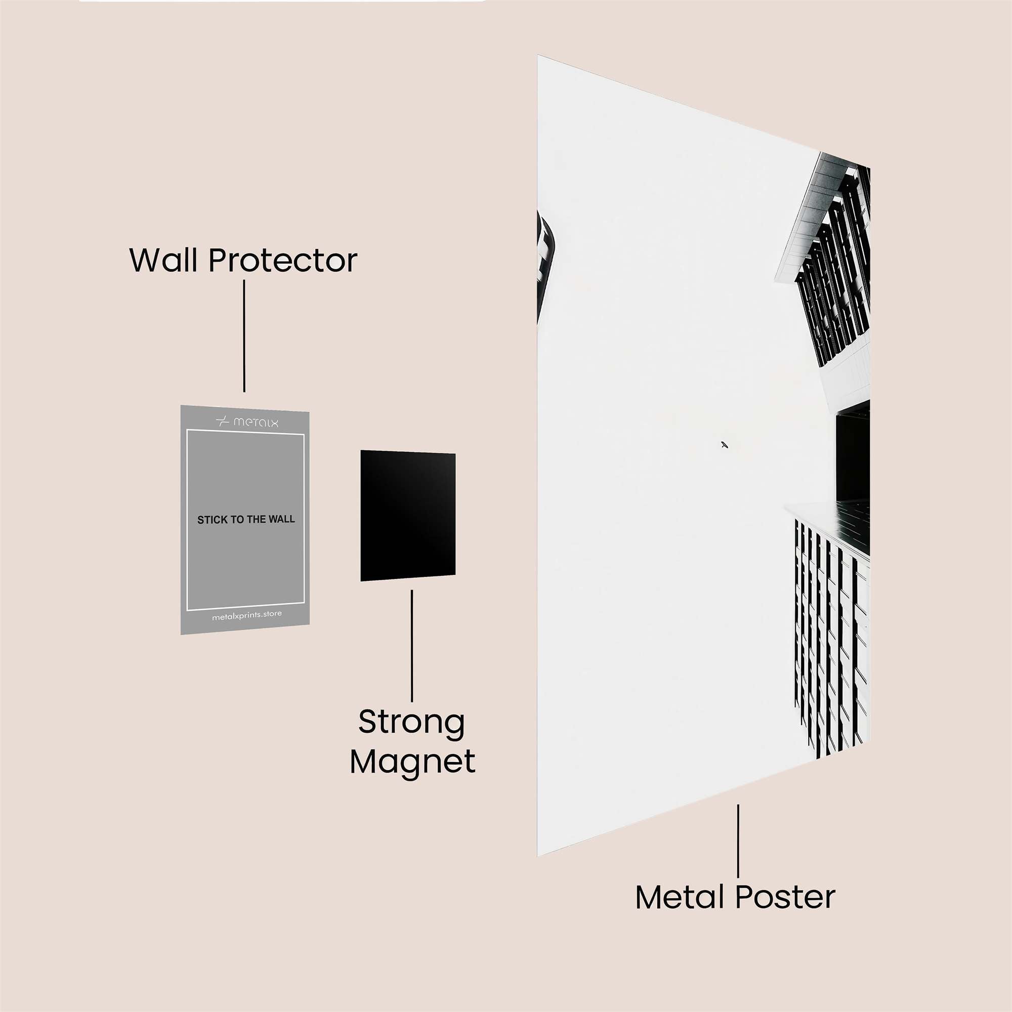 Skyward Serenity Safe Wall Magnetic / M