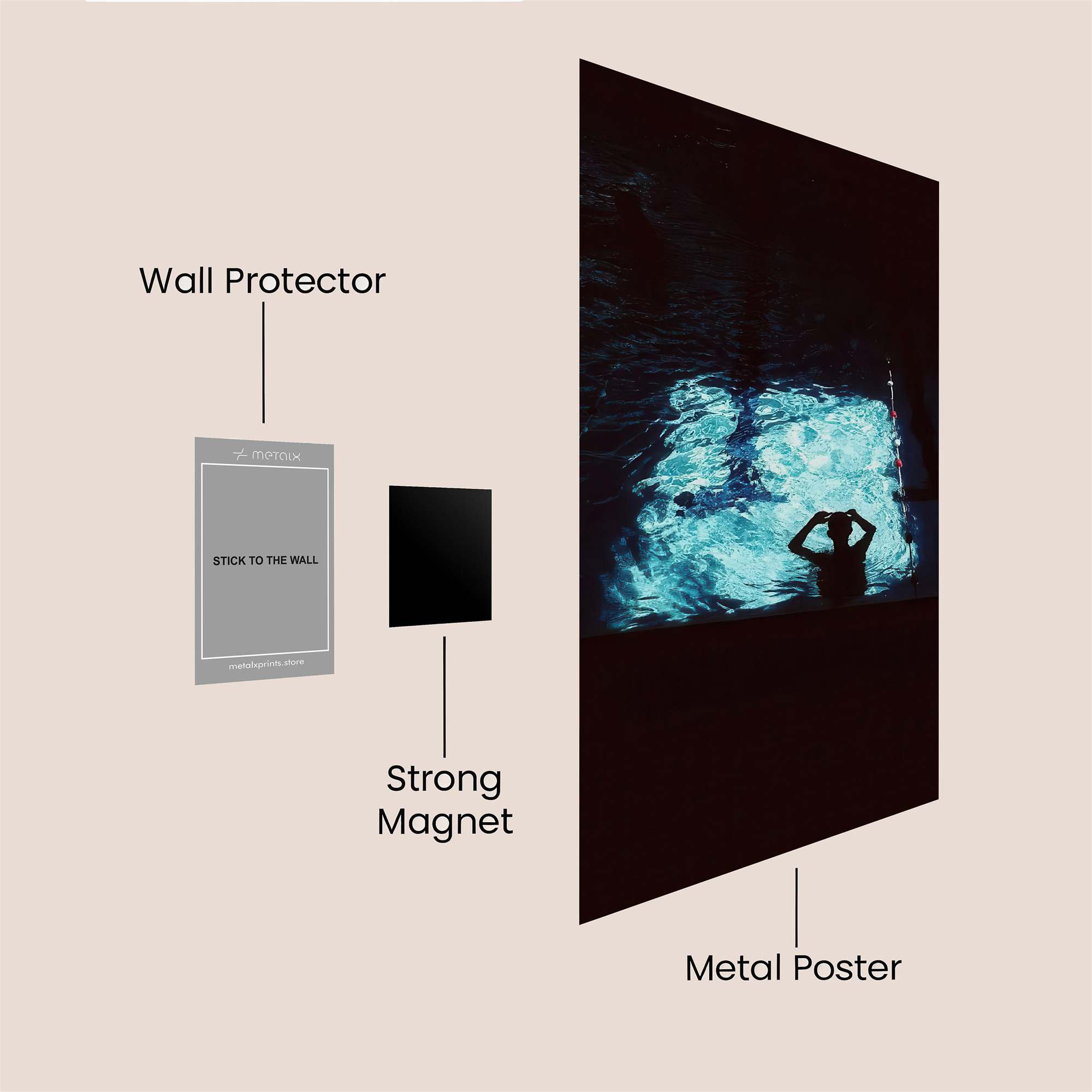 Night Serenity Safe Wall Magnetic / M
