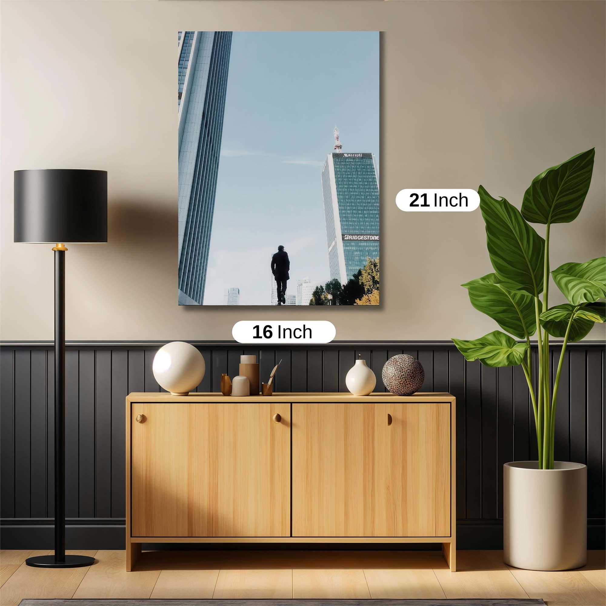 Skyline Solitude Safe Wall Magnetic / M