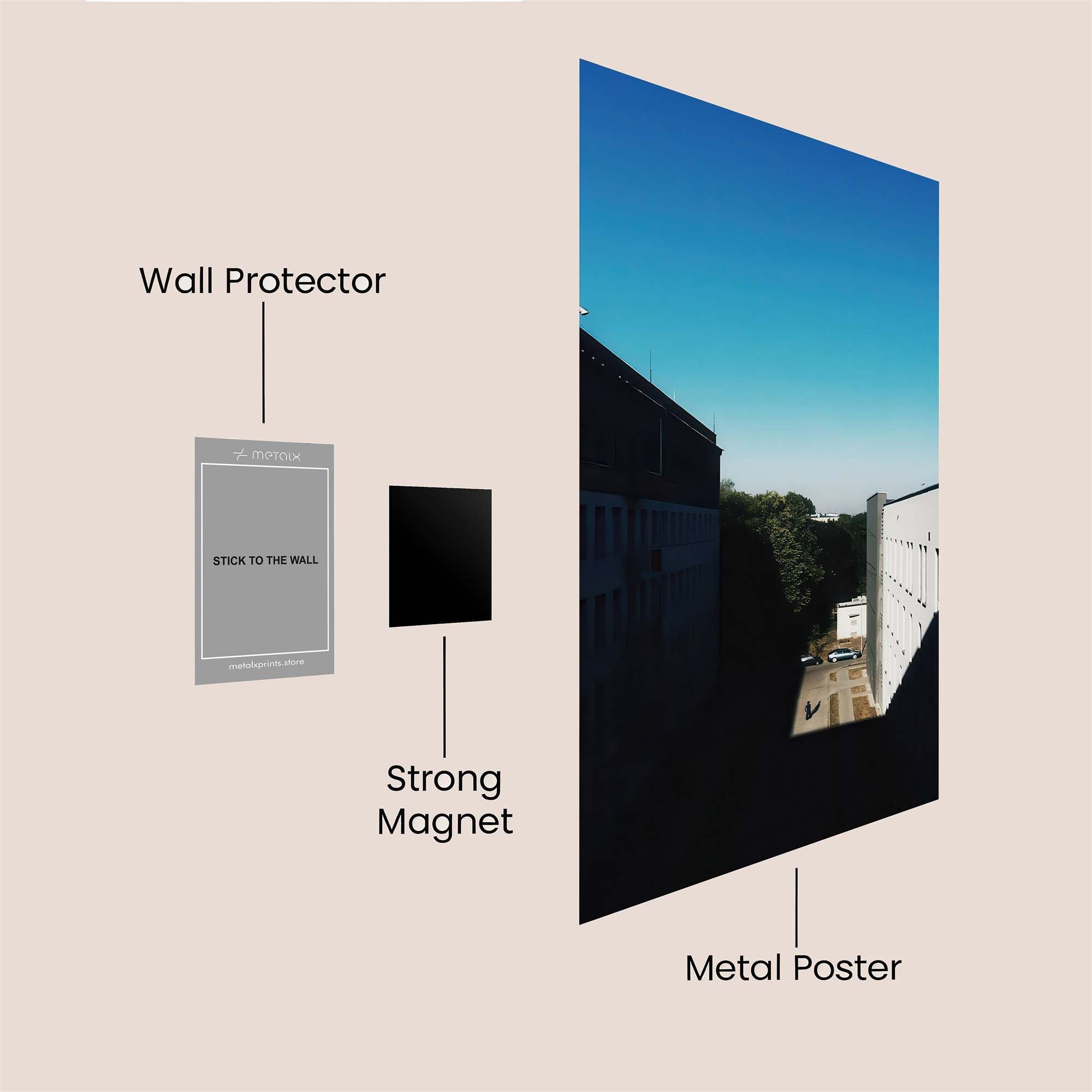Urban Serenity Safe Wall Magnetic / M