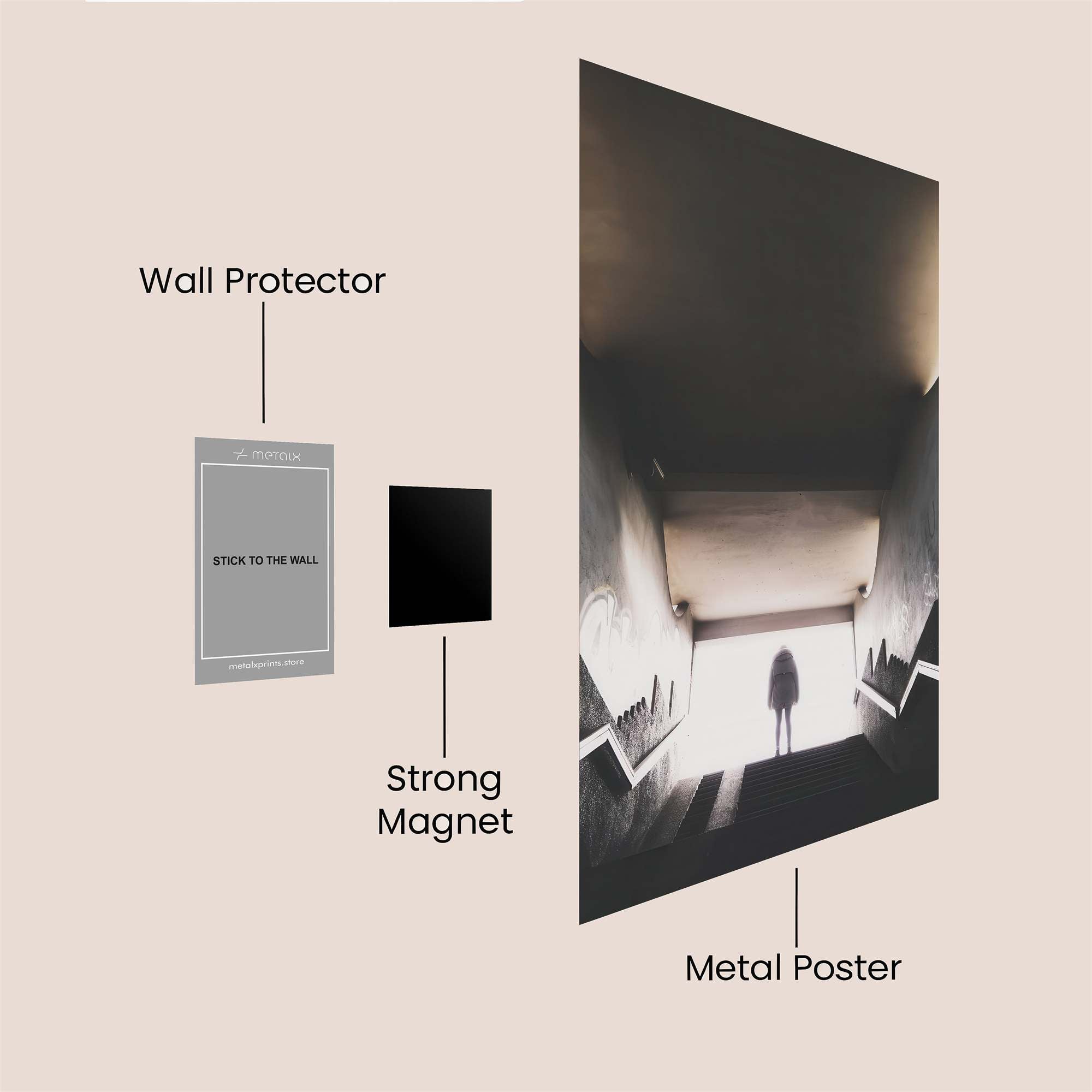 Figure Eerie Safe Wall Magnetic / M