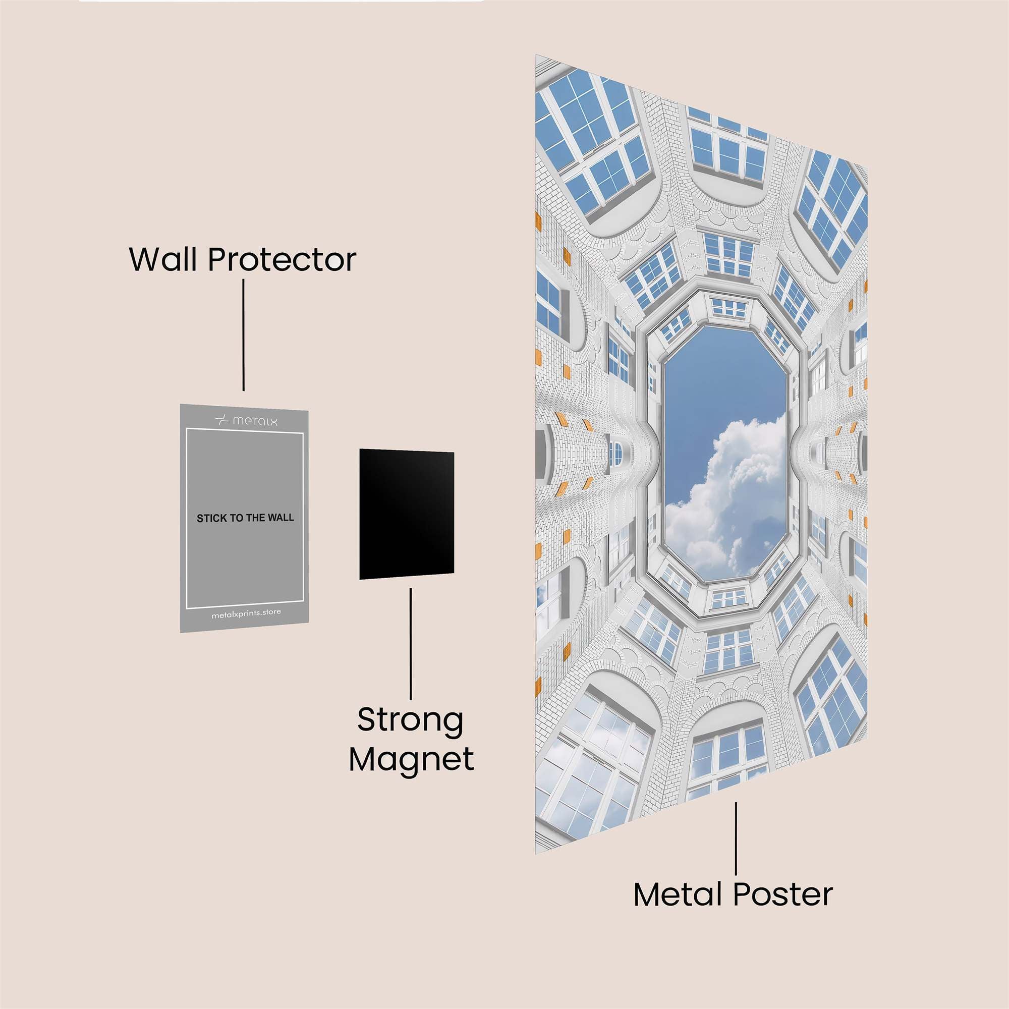 Skyward Serenity Safe Wall Magnetic / M