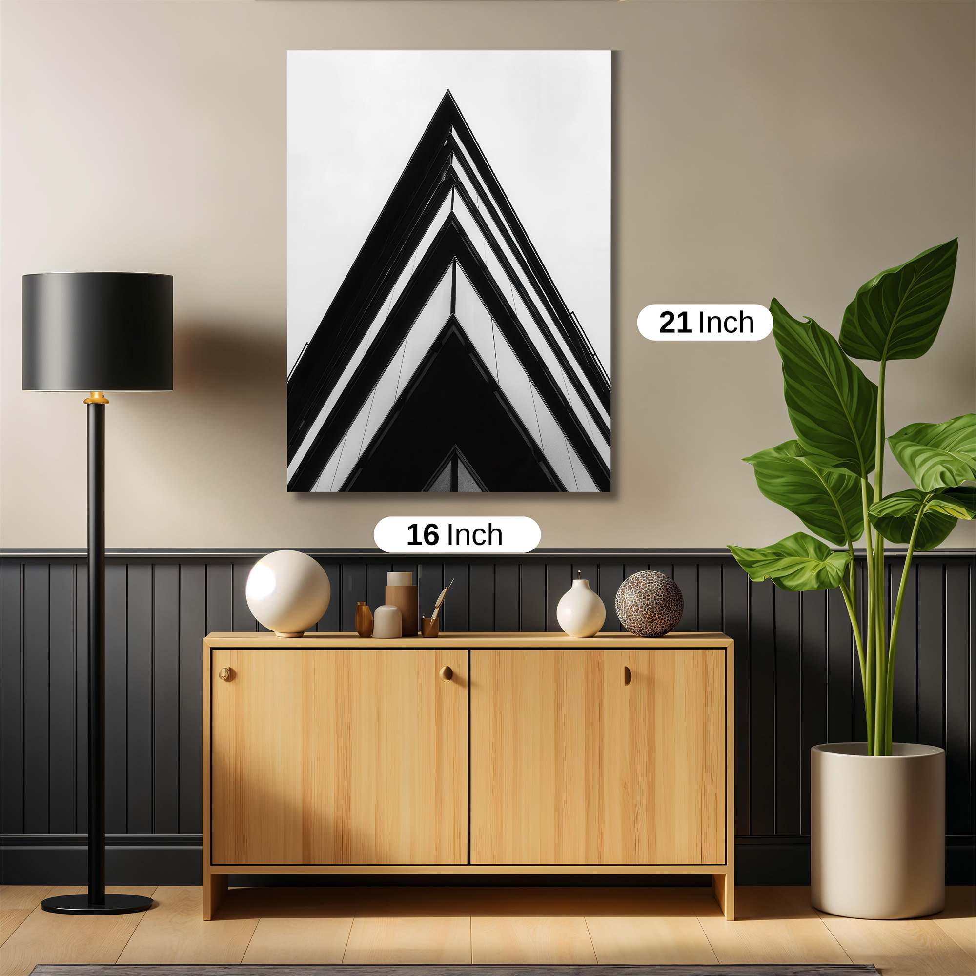 Gherkin Silhouette Safe Wall Magnetic / M