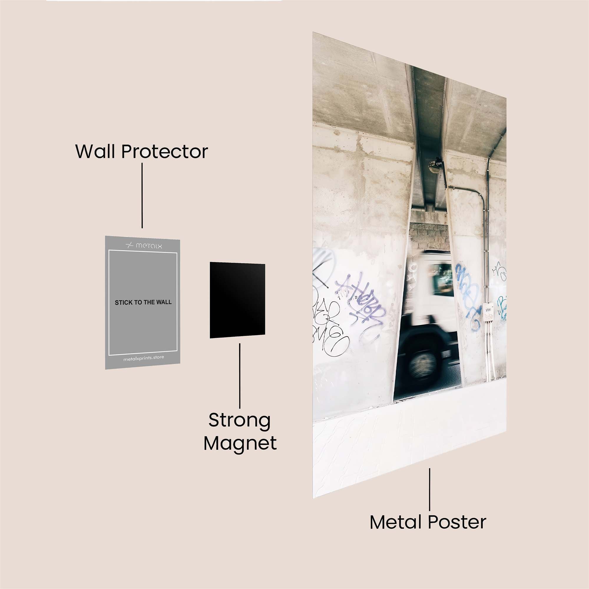 Graffiti Haven Safe Wall Magnetic / M