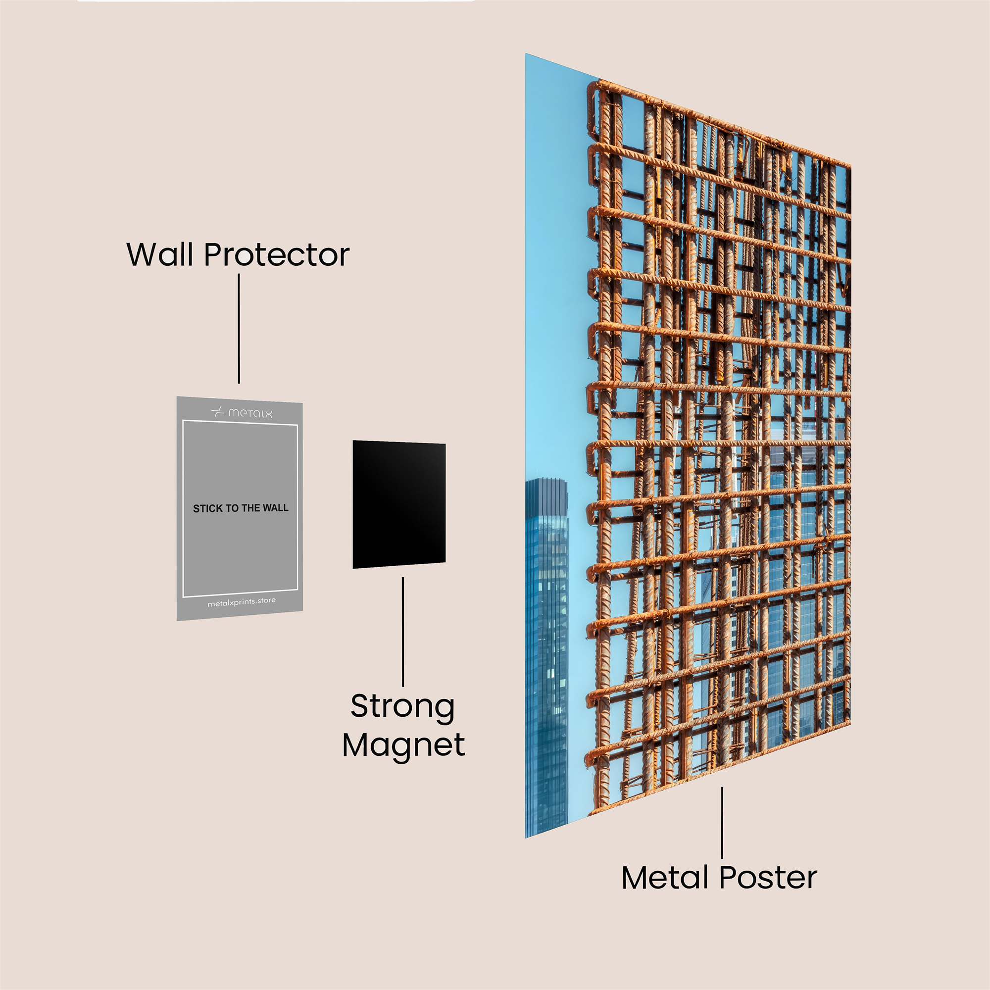Steel Serenity Safe Wall Magnetic / M