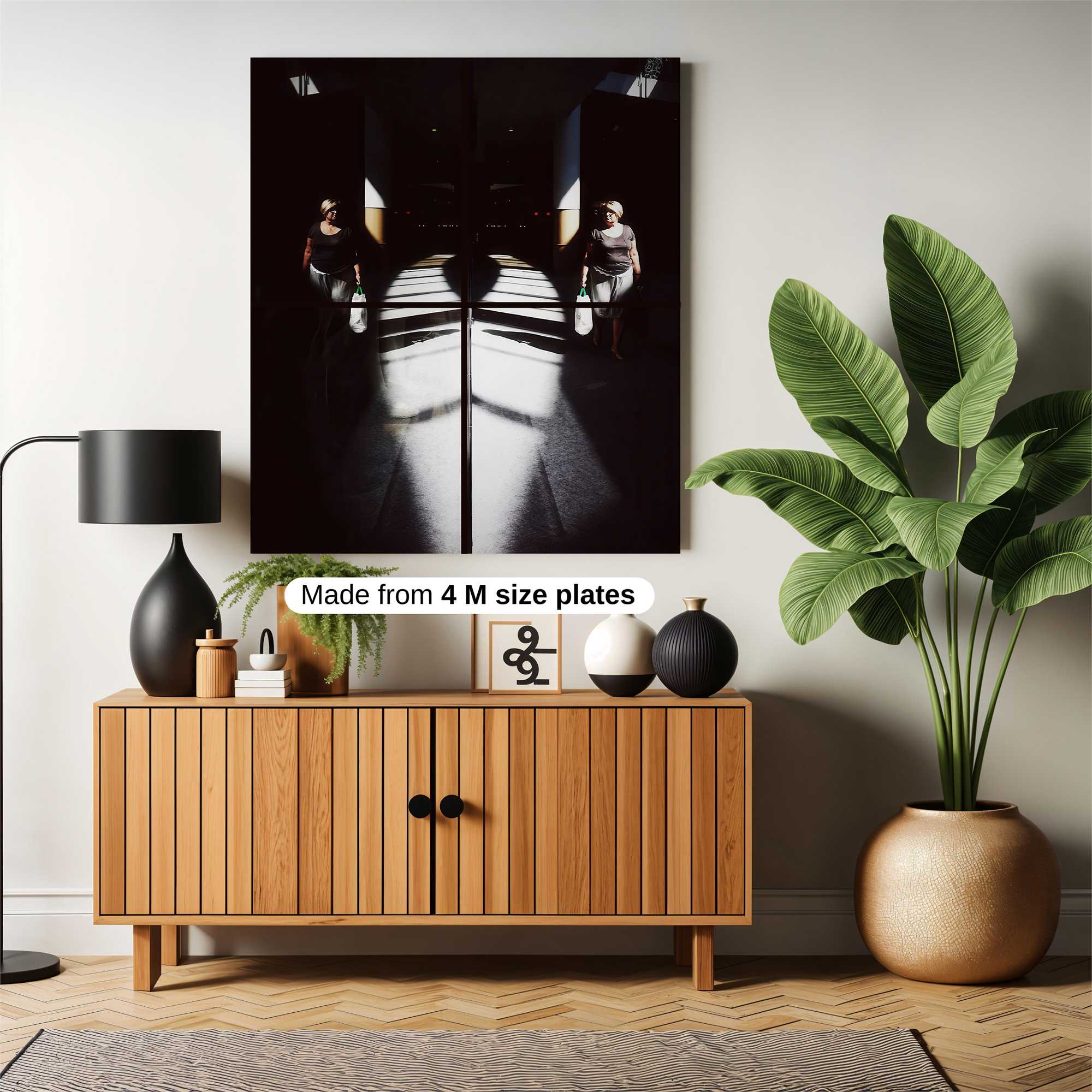 Shadowed Reflection Safe Wall Magnetic / M